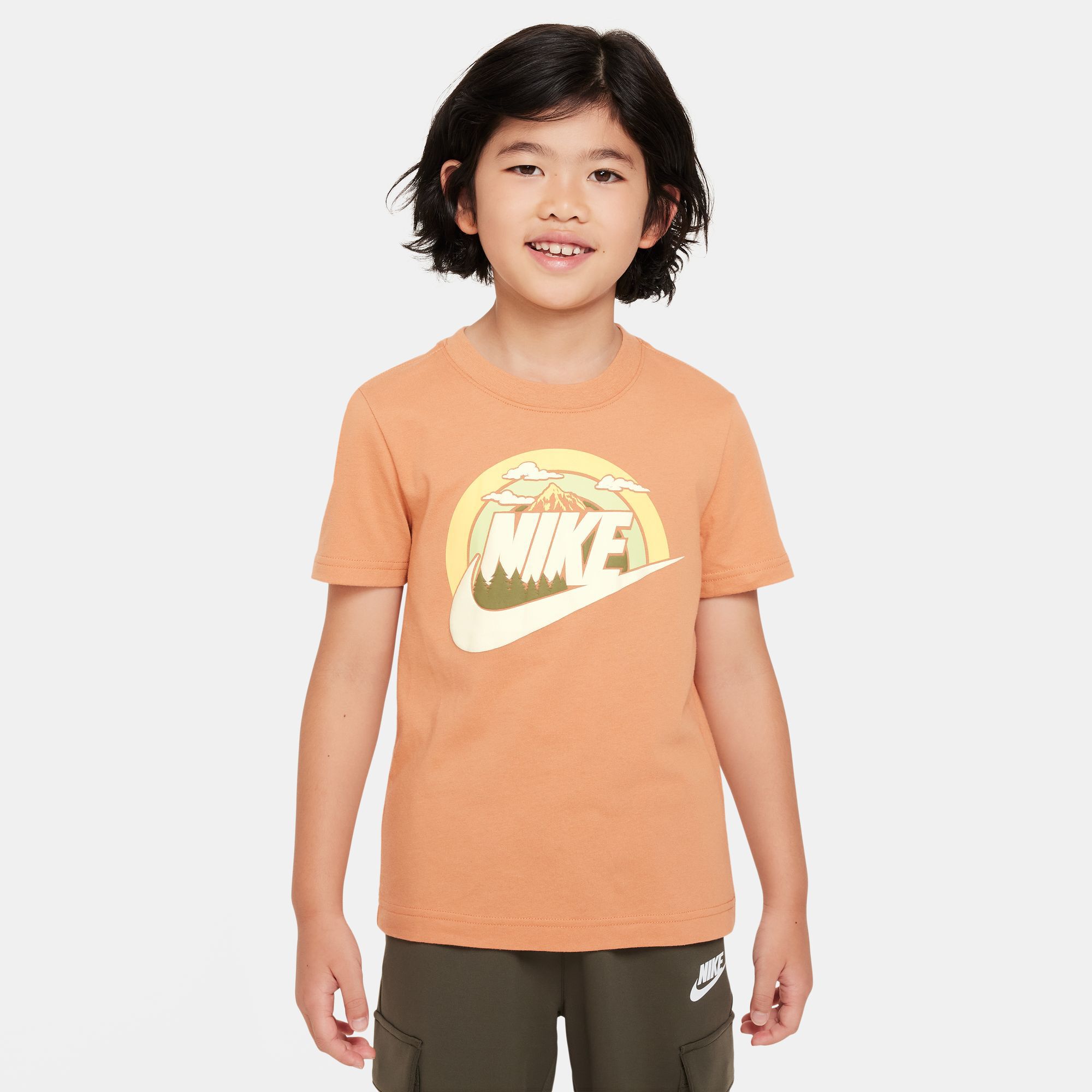 Buy Nike Wilderness Futura Tee Little Kids T-Shirt - Amber