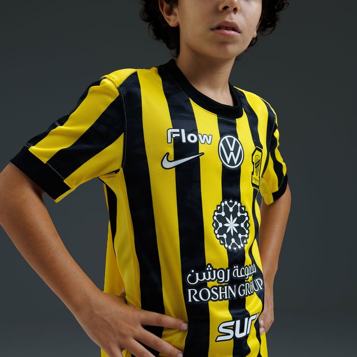 Al-Ittihad F.C. 2025/26 Stadium Home Jersey image number 5 Al-Ittihad F.C. 2025/26 Stadium Home Jersey image number 5
