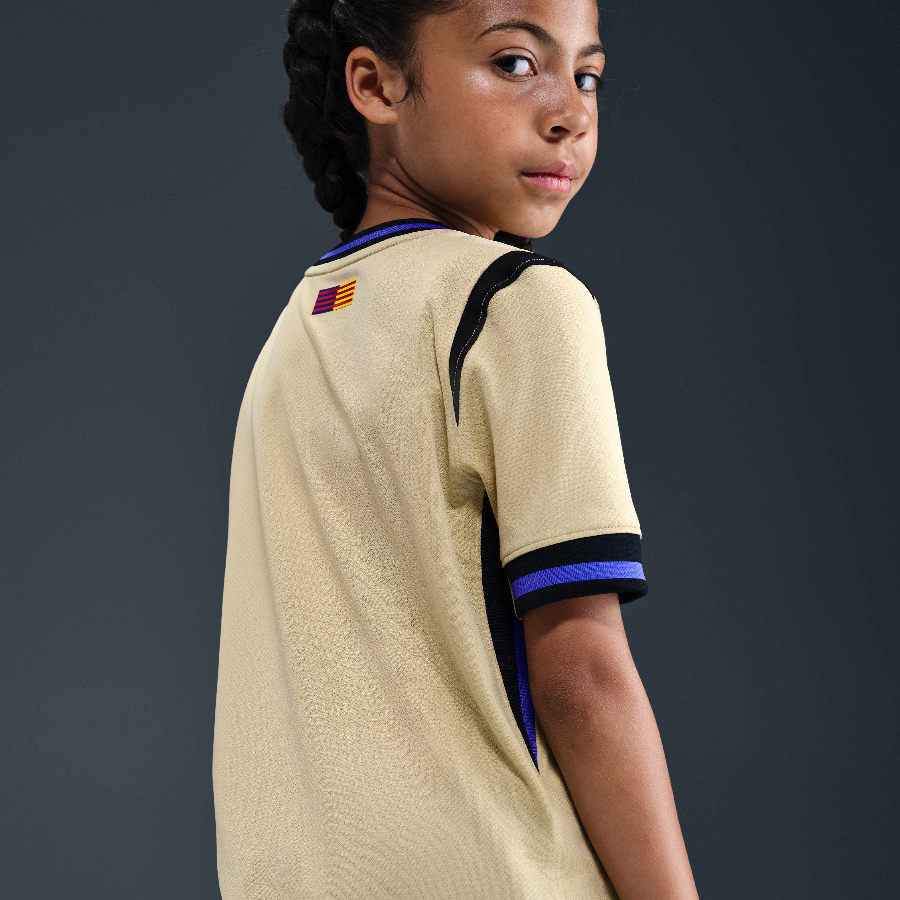Buy F.C. Barcelona 2025/26 Stadium Away Older Kids' Kobe Dri