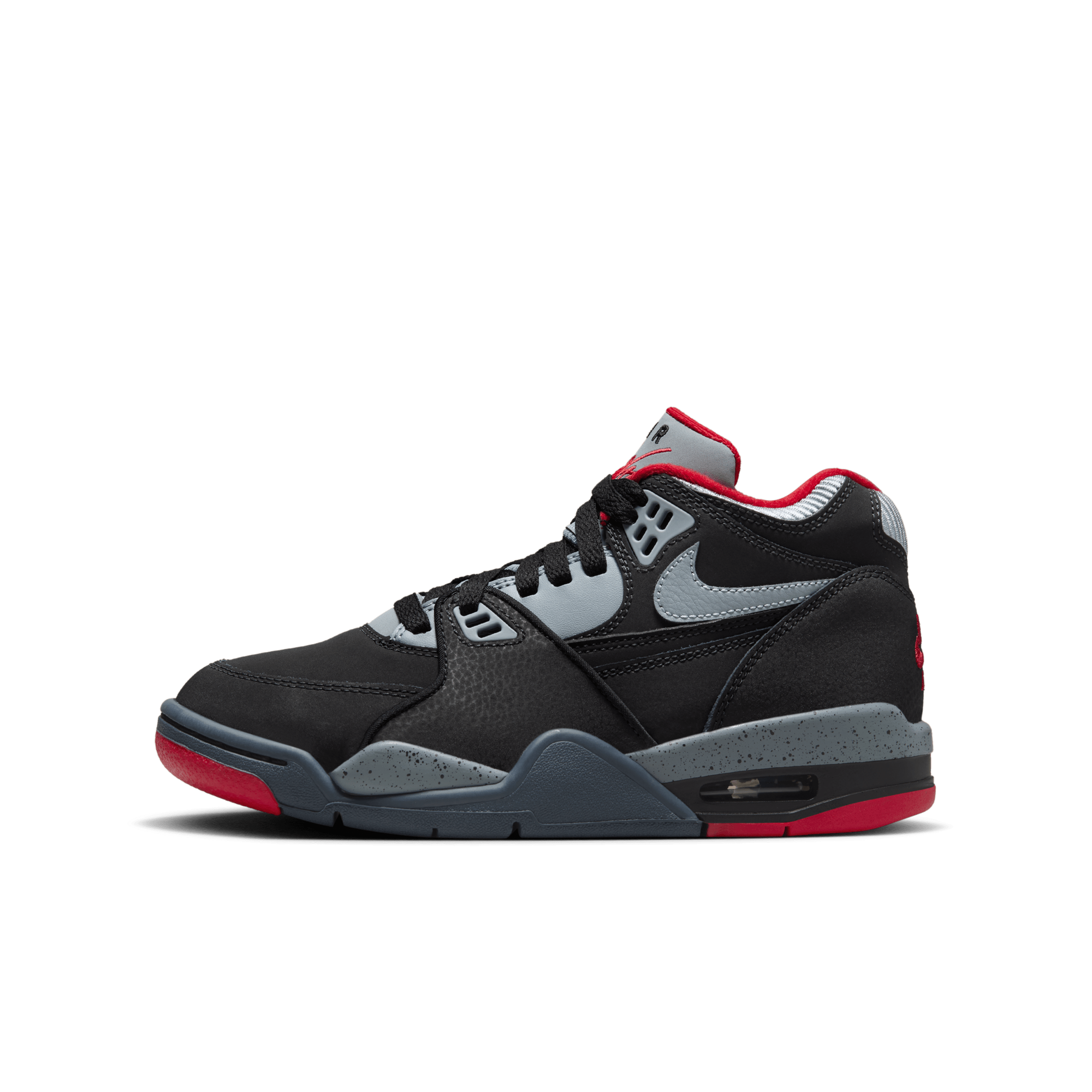 Nike air flight 89 on sale black grey
