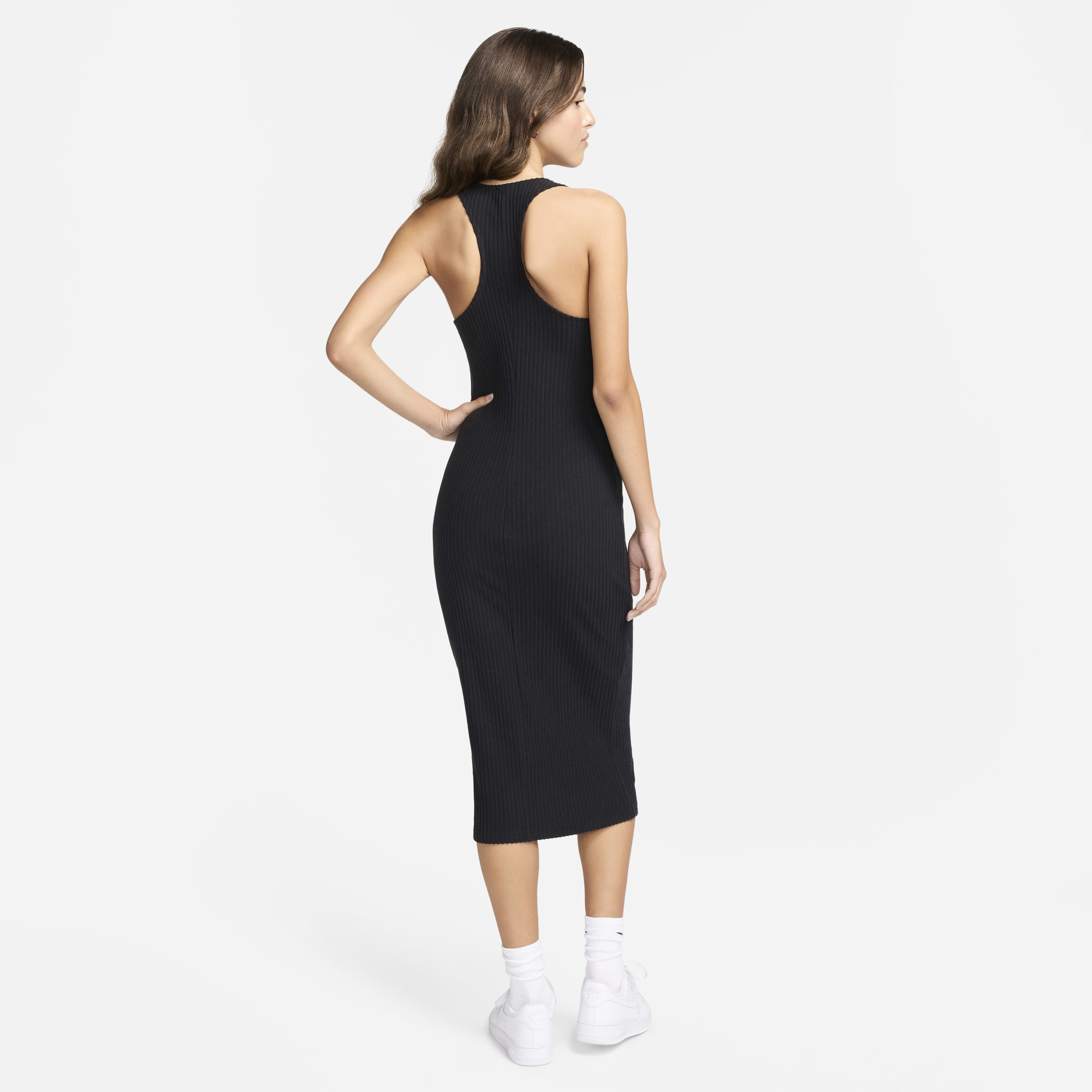 Buy Nike Sportswear Chill Rib Women s Slim Sleeveless Ribbed Midi Dress Nike Saudi Official