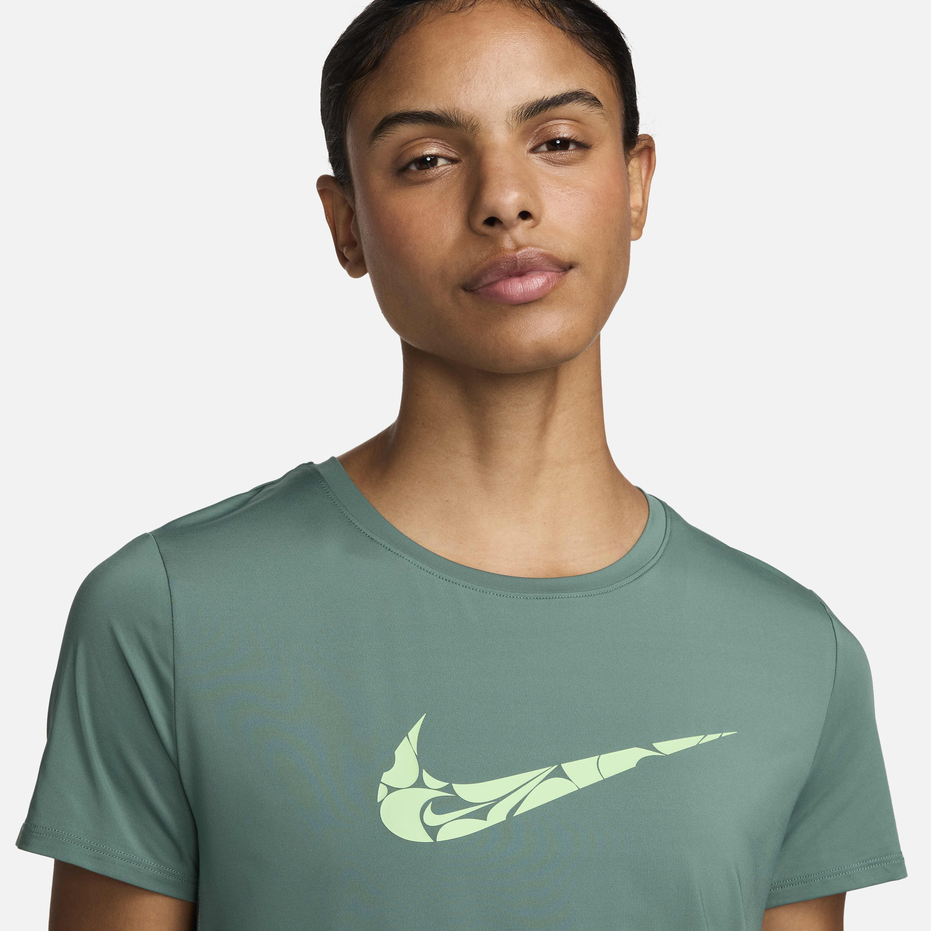 Buy Nike One Swoosh Women s Dri FIT Short Sleeve Running Top Nike Saudi Official