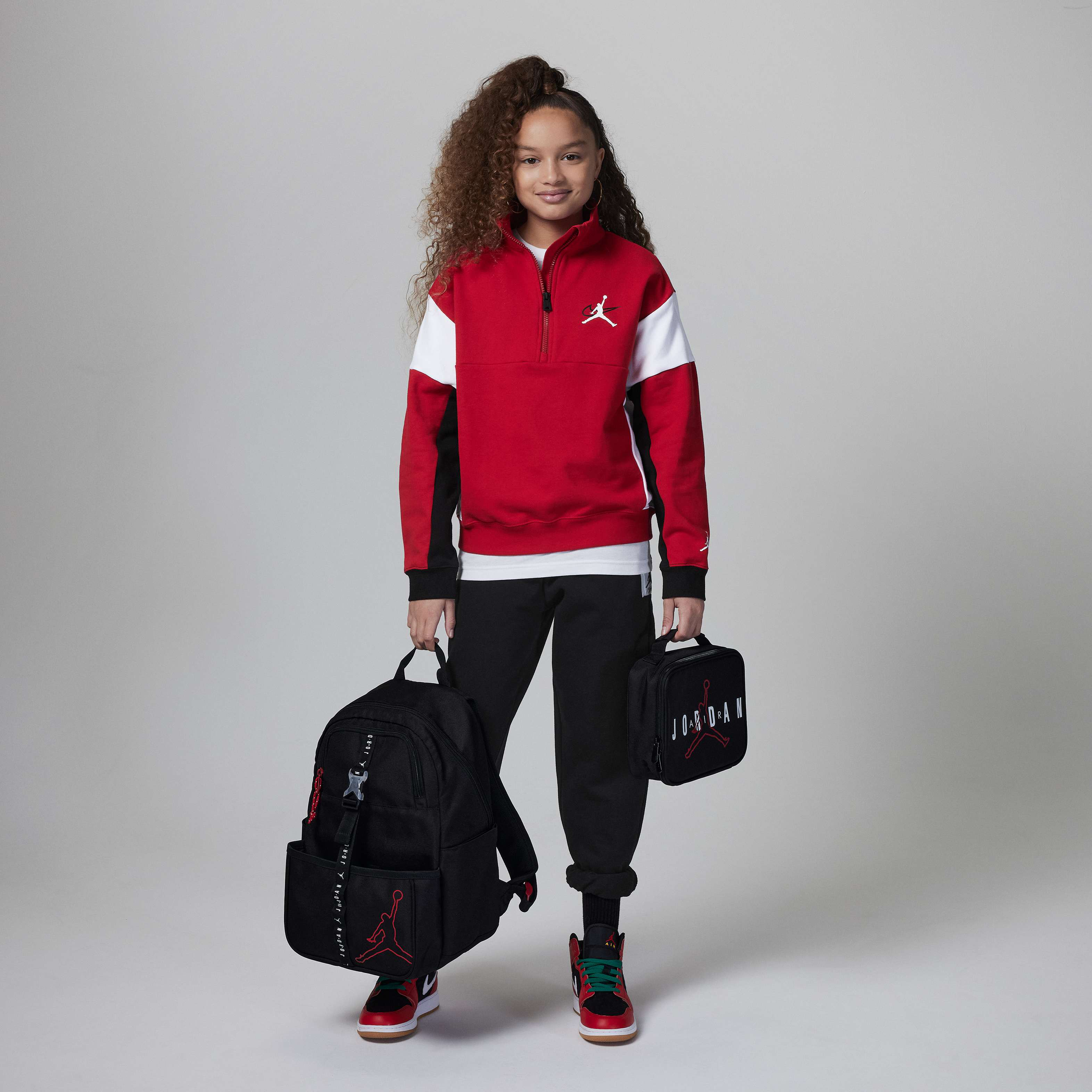 حقيبة ظهر وحقيبة غداء اير جوردن image number 11