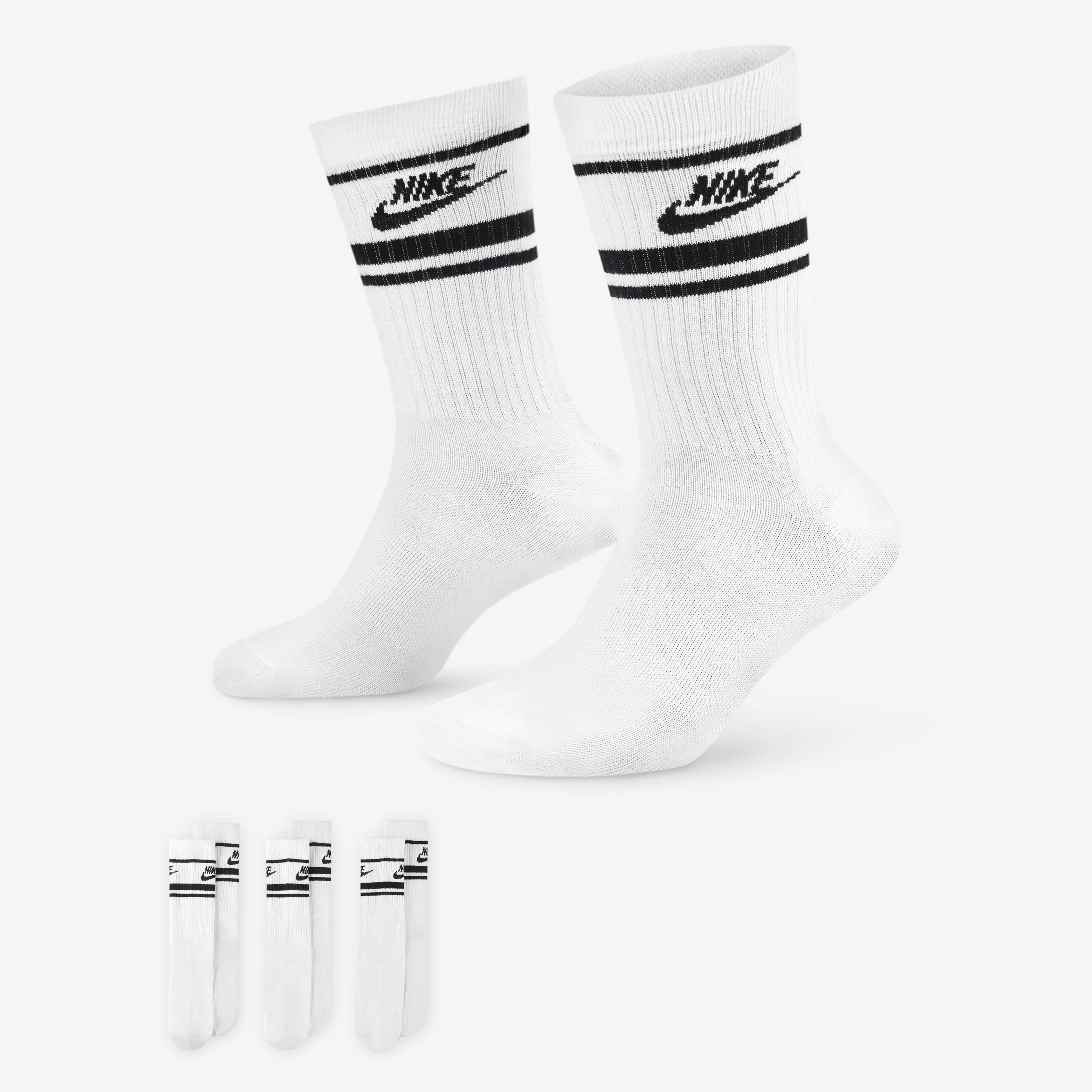 Nike dri fit crew socks 3 pack shop