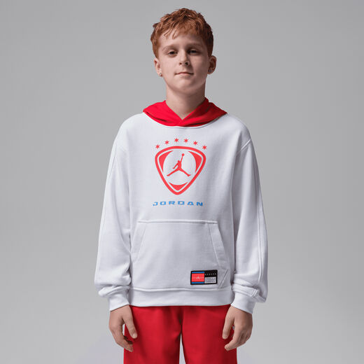 Hoodies & Sweatshirts-JRDN, Jordan, Big Kids' Football Club Pullover Hoodie