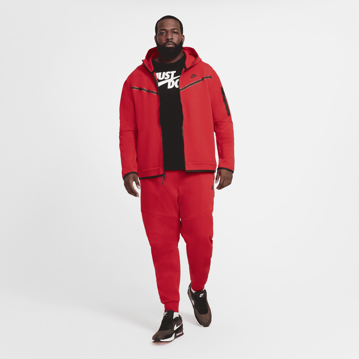 All red nike tech suit hotsell
