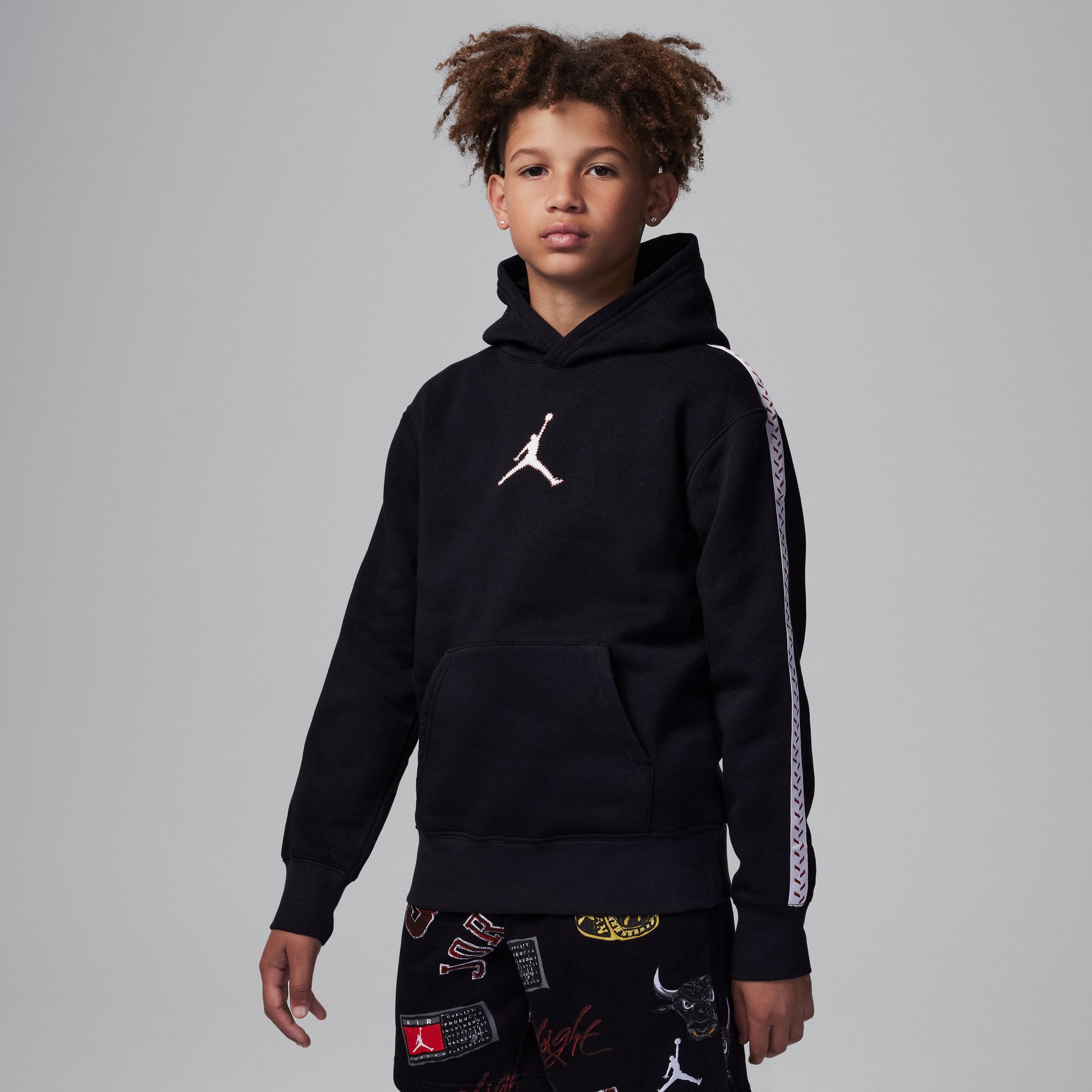 Jordan qs split logo hoodie sales