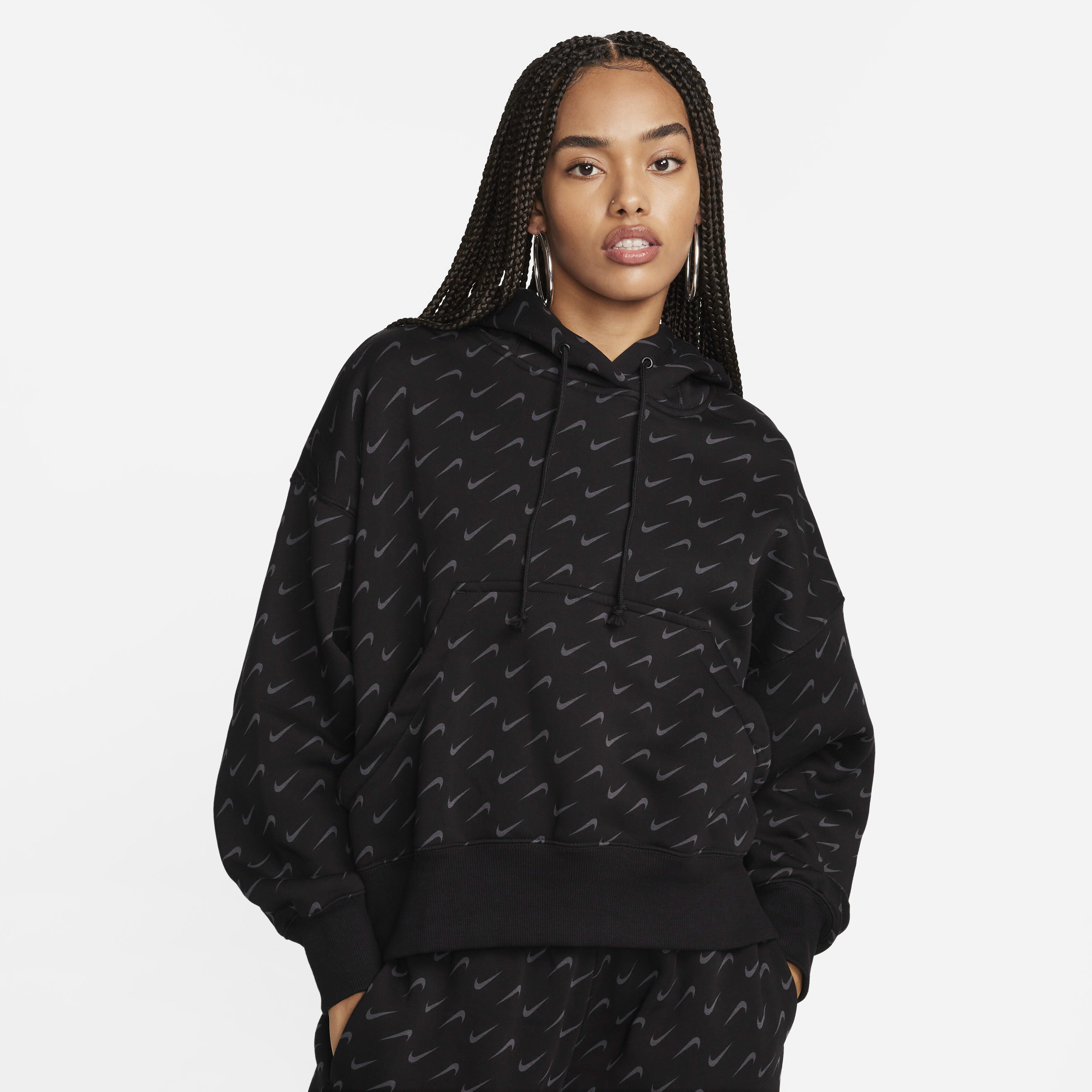 Buy Nike Sportswear Phoenix Fleece Women s Over Oversized Printed Hoodie Nike Saudi Official