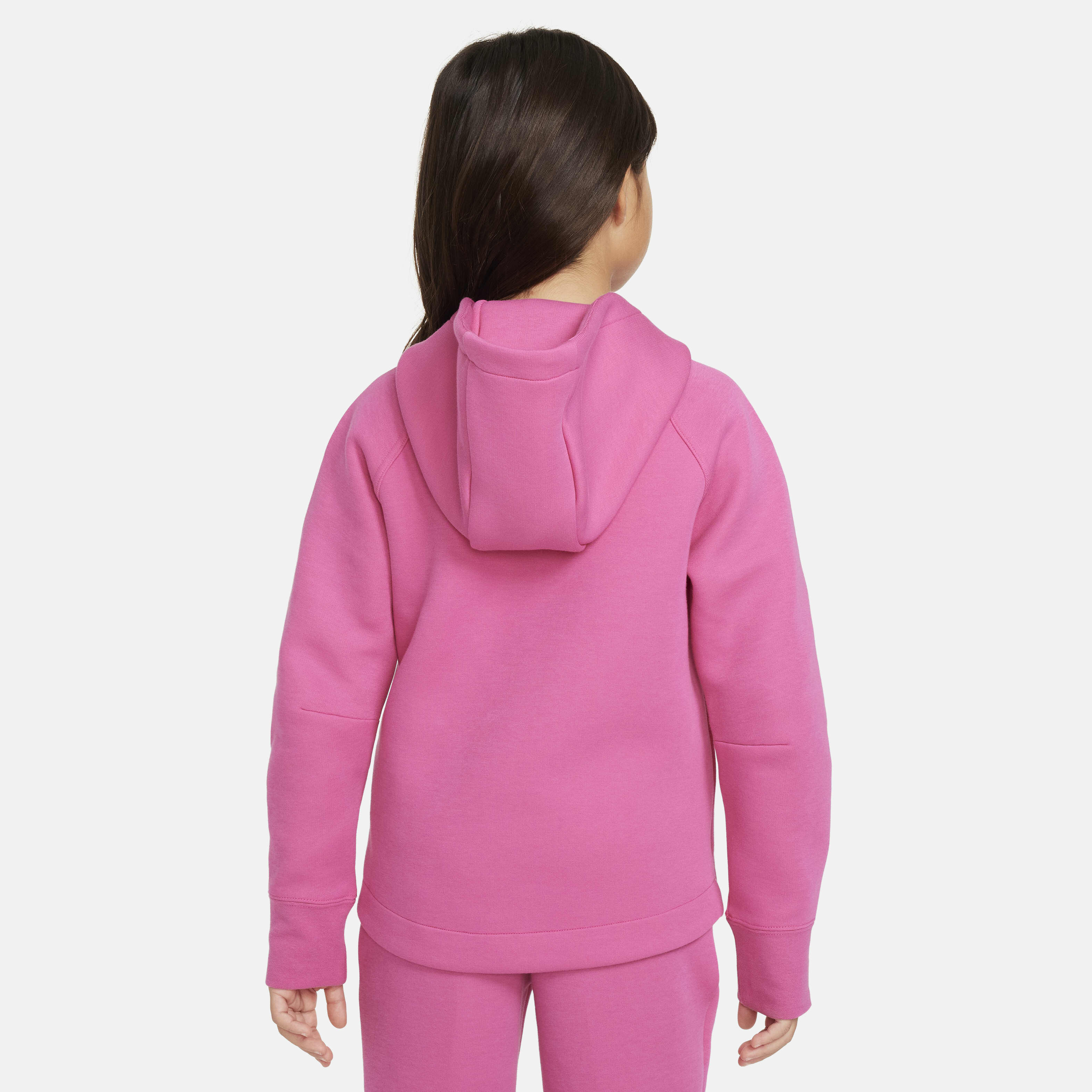 Buy Nike Sportswear Tech Fleece Older Kids' (Girls') Full-Zip Hoodie -  Alchemy Pink/Black/Black | Nike Saudi Official