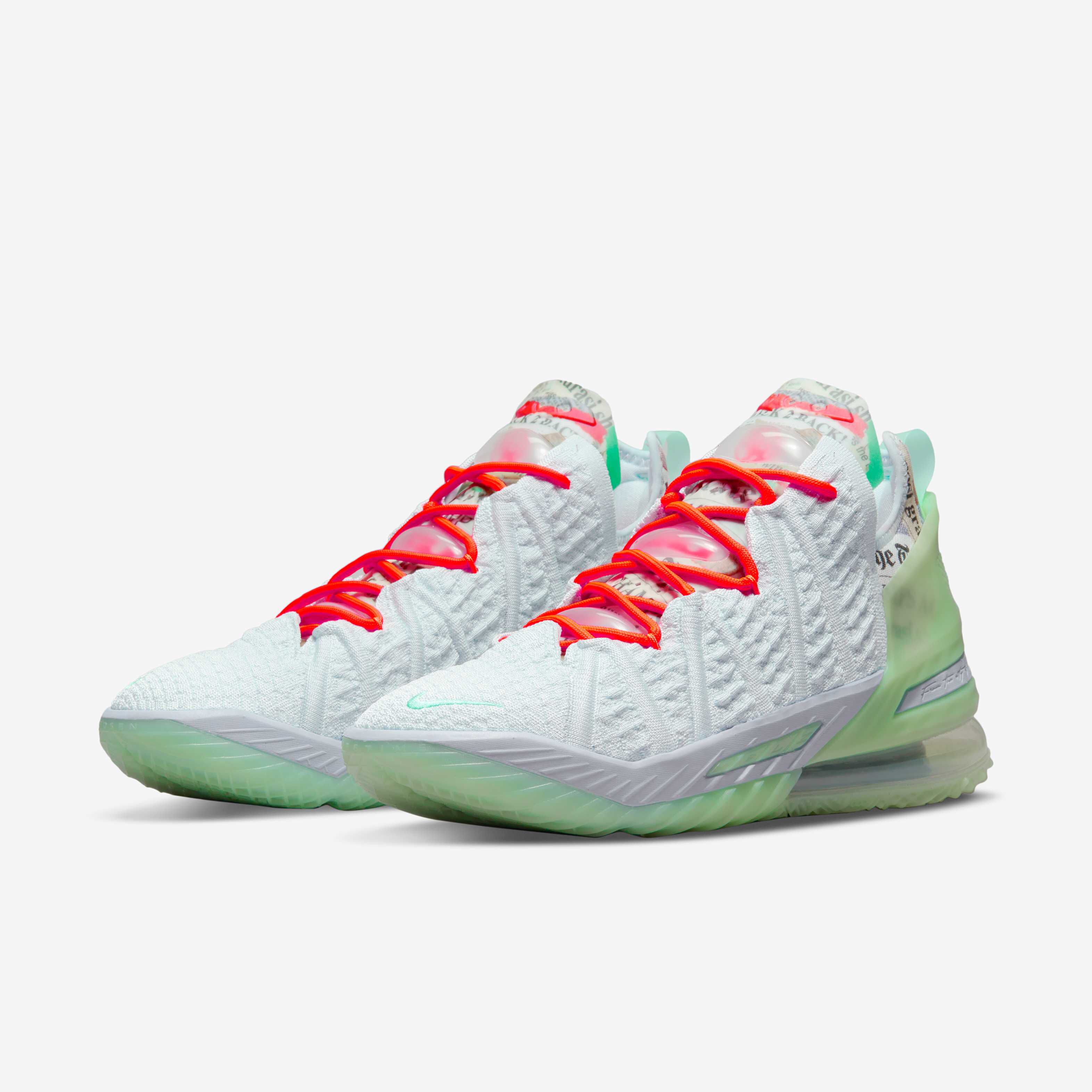 LeBron 18 'Black/Electric Green' image number 4