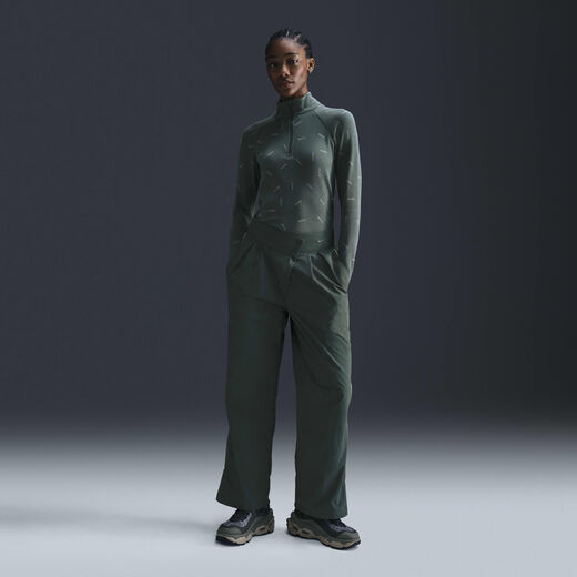 NBA Collection-Nike, Nike Sportswear Collection, Women's Mid-Rise Repel Asymmetrical-Waist Trousers NBA Collection-Nike, Nike Sportswear Collection, Women's Mid-Rise Repel Asymmetrical-Waist Trousers