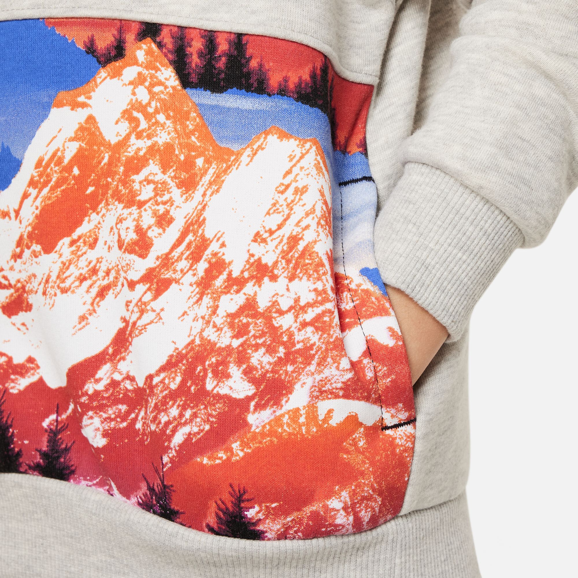 بلوفر نايكي سبورتسوير سنو داي فليس برينتد image number 2