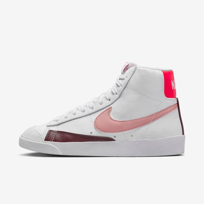 Buy Nike Blazer Mid '77 Women's Shoes White/Night Maroon/Siren