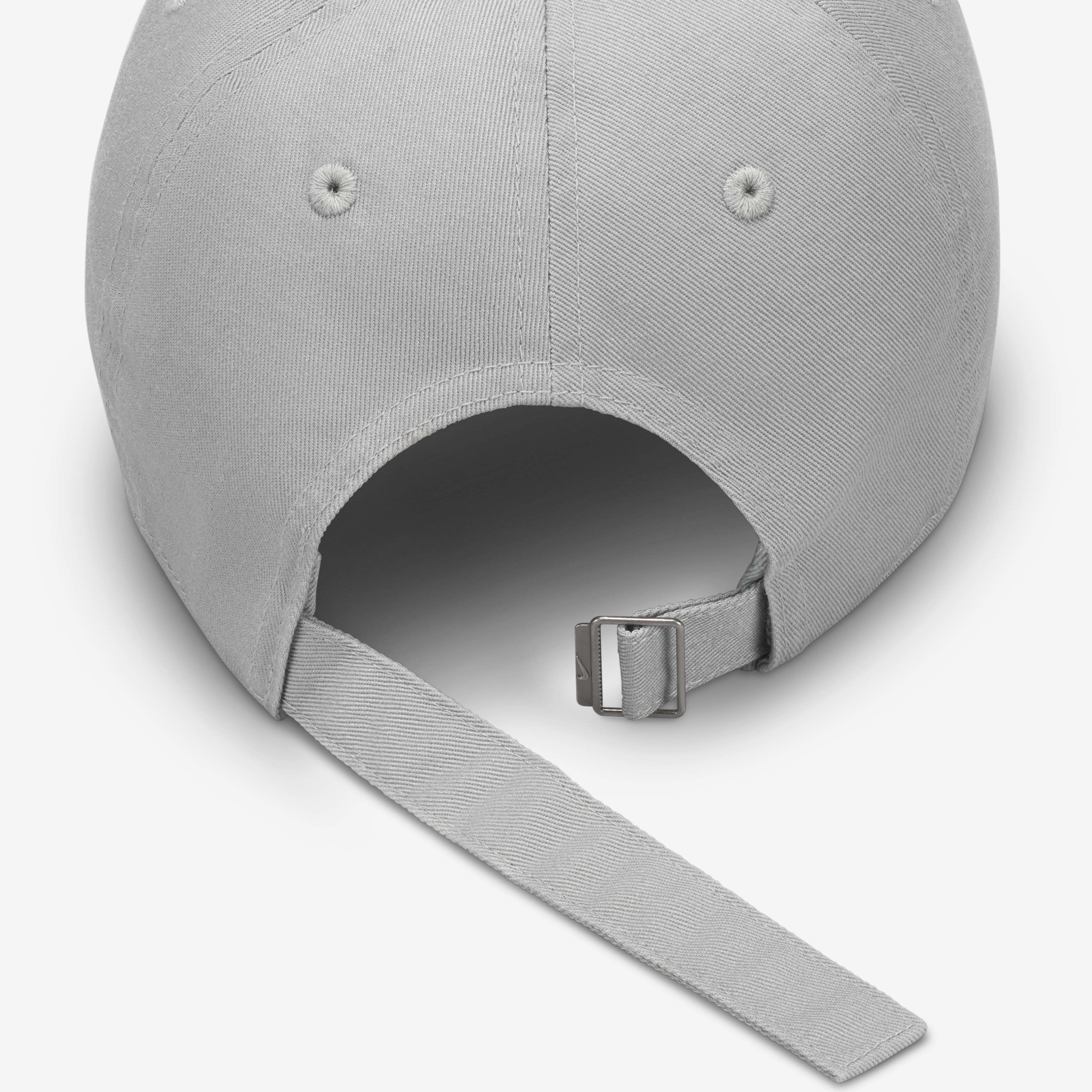 ■Nike■ Club Unstructured Futura Wash Cap Particle Grey Whi Men's Nike Club Unstructured Futura Wash Hat Color: Particle