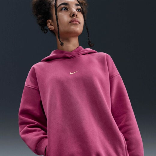كساء-نايكي, Nike Sportswear Club Fleece, هودي واسع للأطفال الكبار (للبنات)