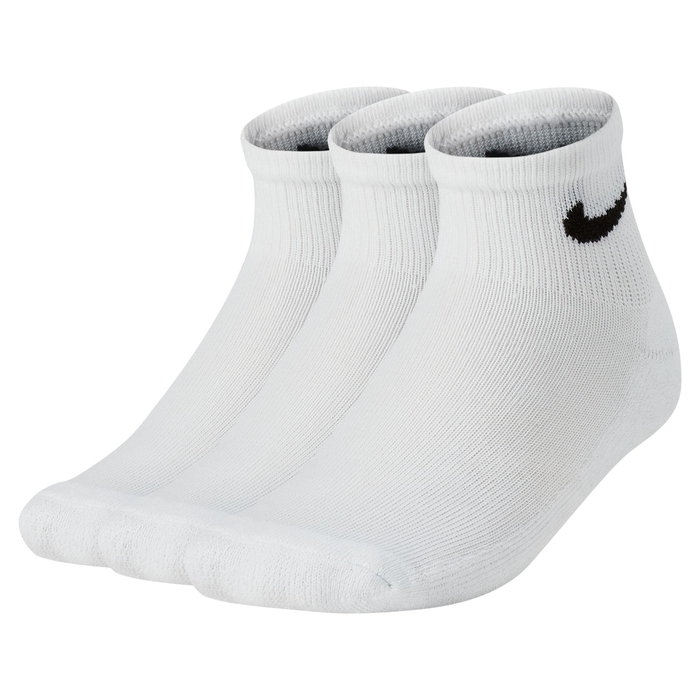 Buy Nike Little Kids Cushioned Ankle Socks 3 Pairs White Nike Saudi Official