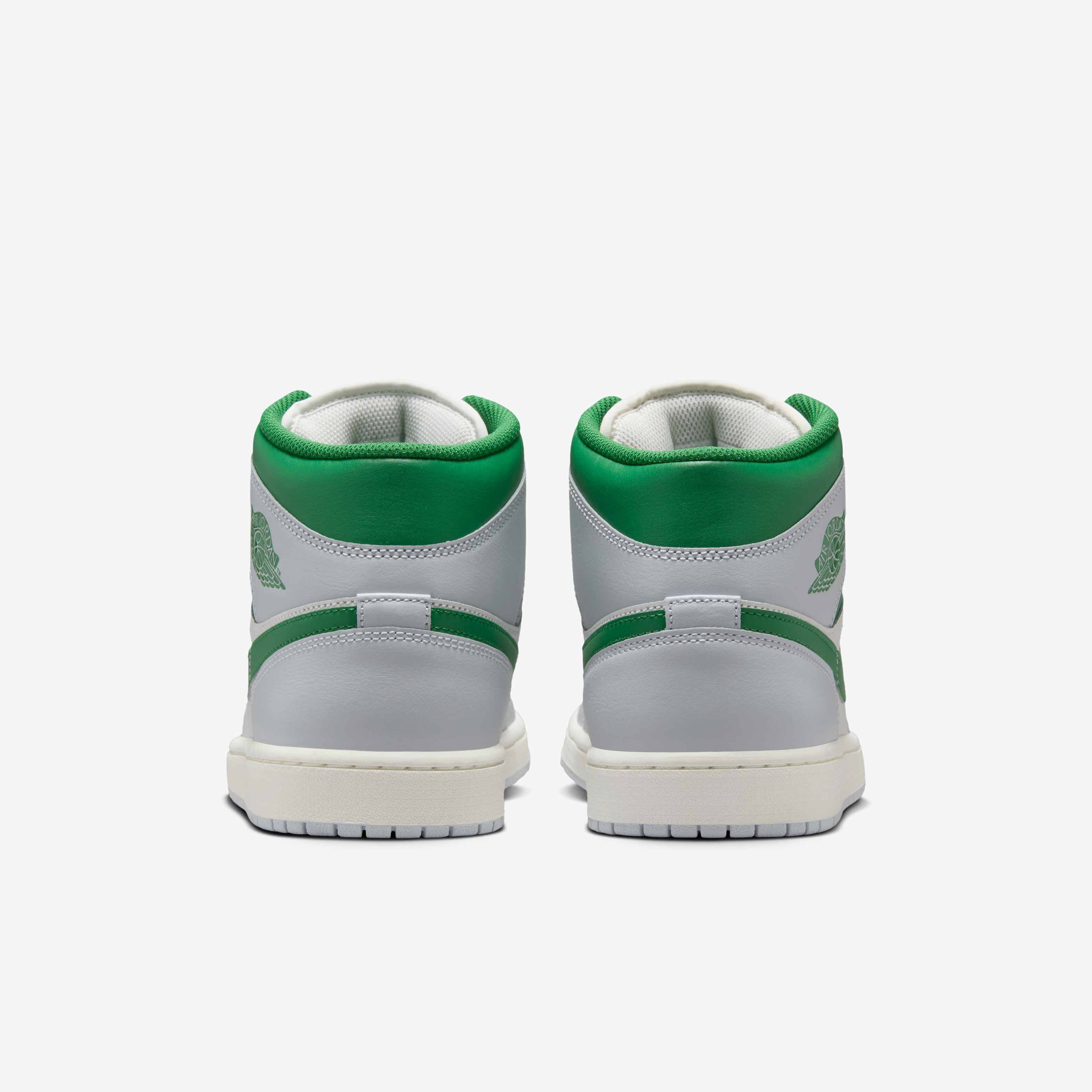 ★NIKE★ Air Jordan 1 Mid M Summit White Pine Green Pure Pla Jordan 1 Mid 