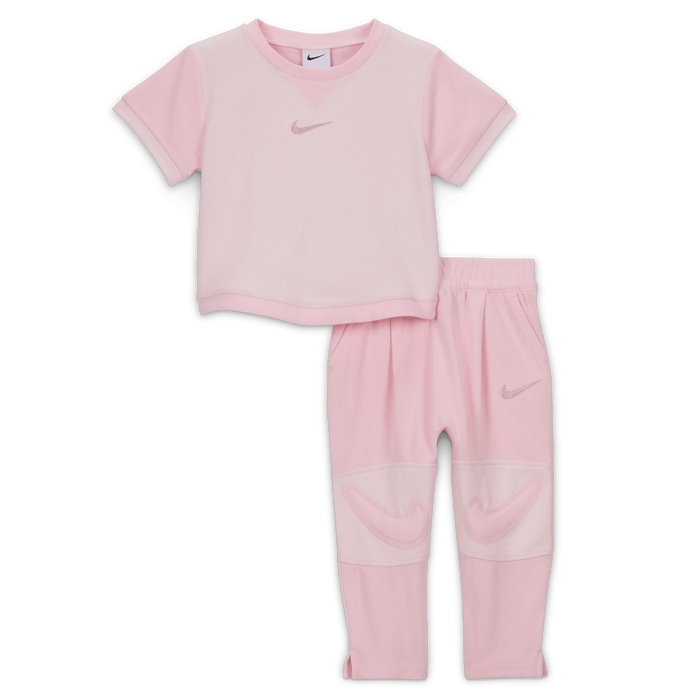 Buy Nike Ready, Set! Baby Tee and Joggers Set Pink Foam Nike