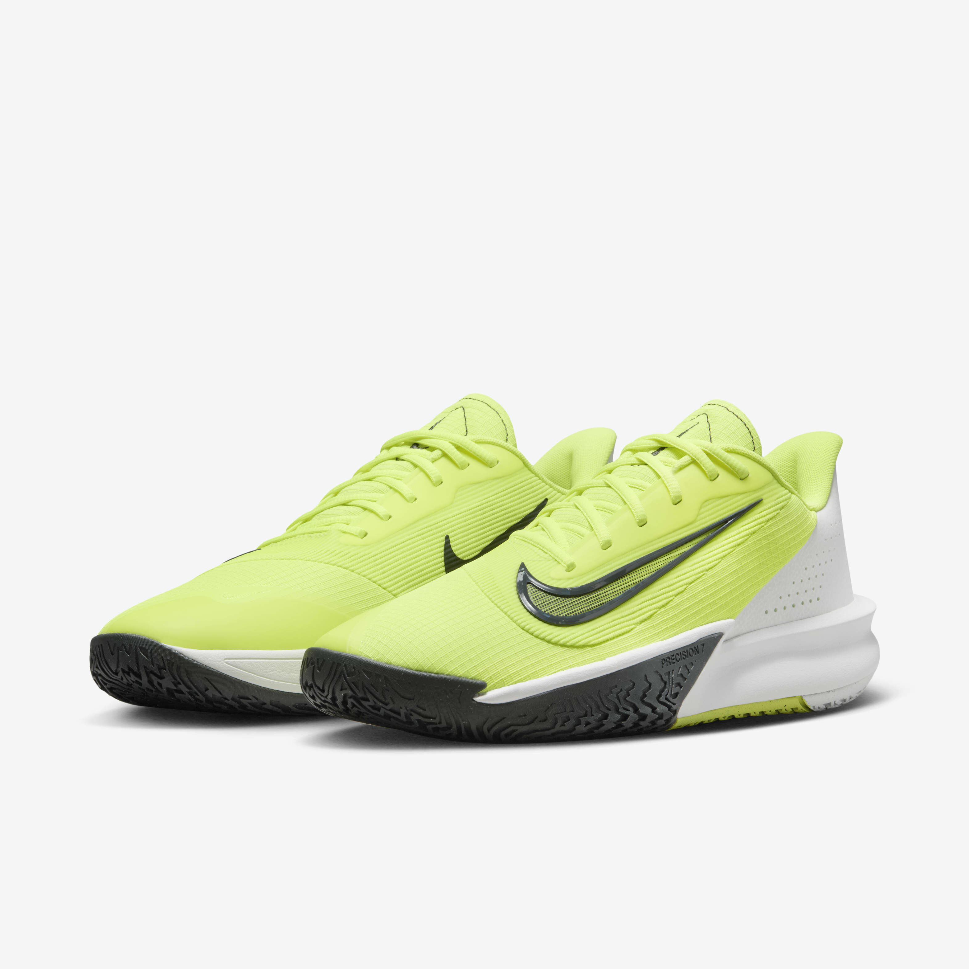Buy Nike Precision 7 Men s Basketball Shoes Volt Summit White Barely Volt Dark Smoke Grey Nike Saudi Official