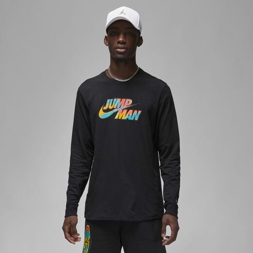 T-Shirts & Tops-JRDN, Jordan Flight MVP, Men's Long-Sleeve Crew
