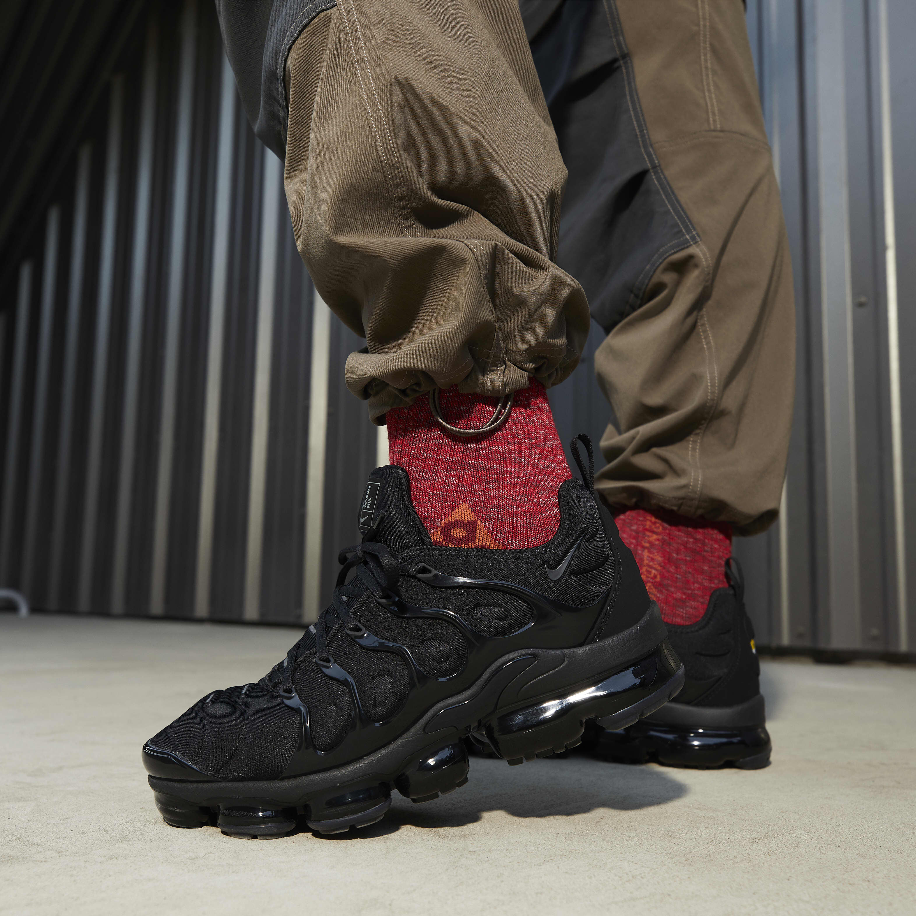Buy Nike Air VaporMax Plus Men s Shoes Black Black Dark Grey Nike Saudi Official