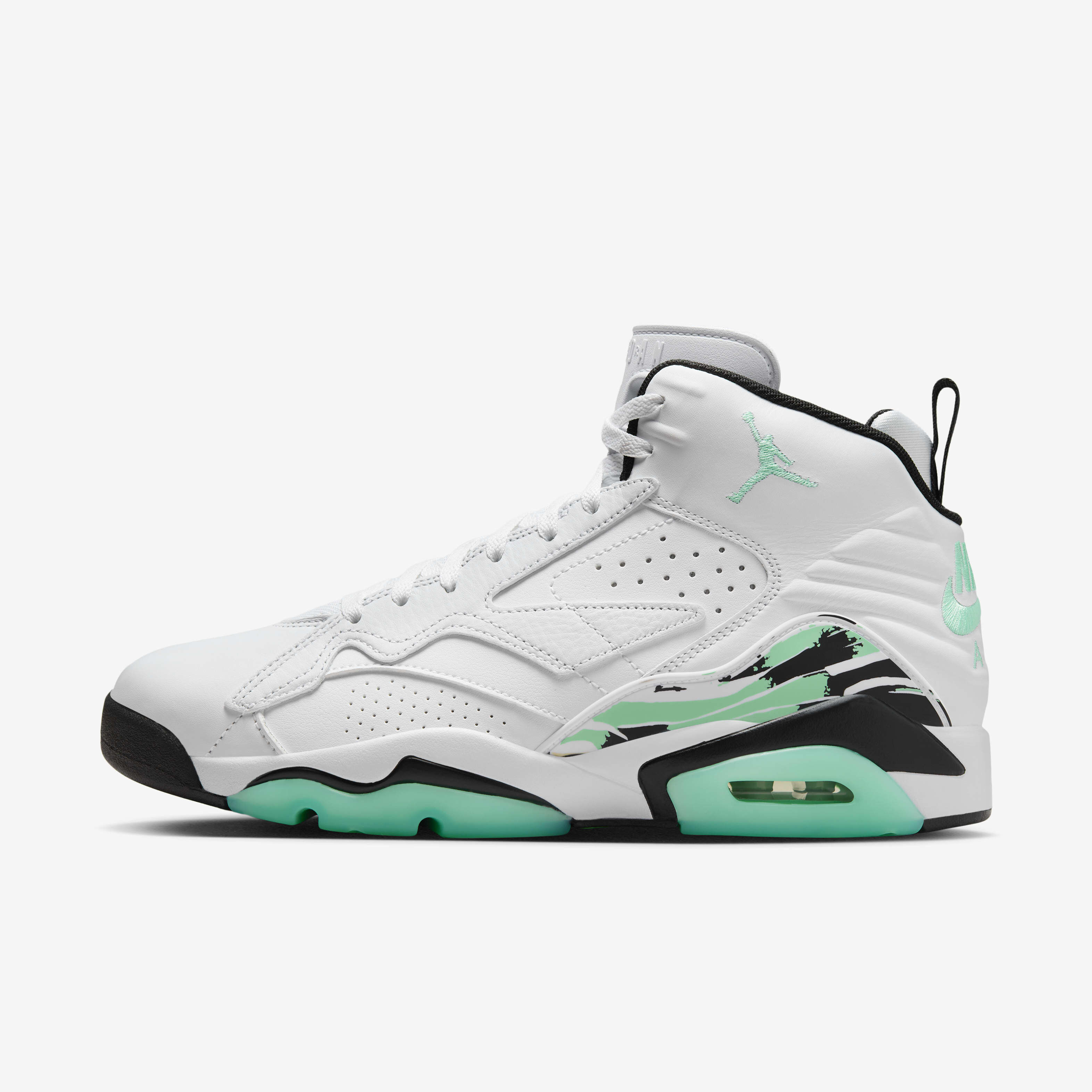 Buy Jumpman MVP Men s Shoes White Black Green Glow Nike Saudi Official