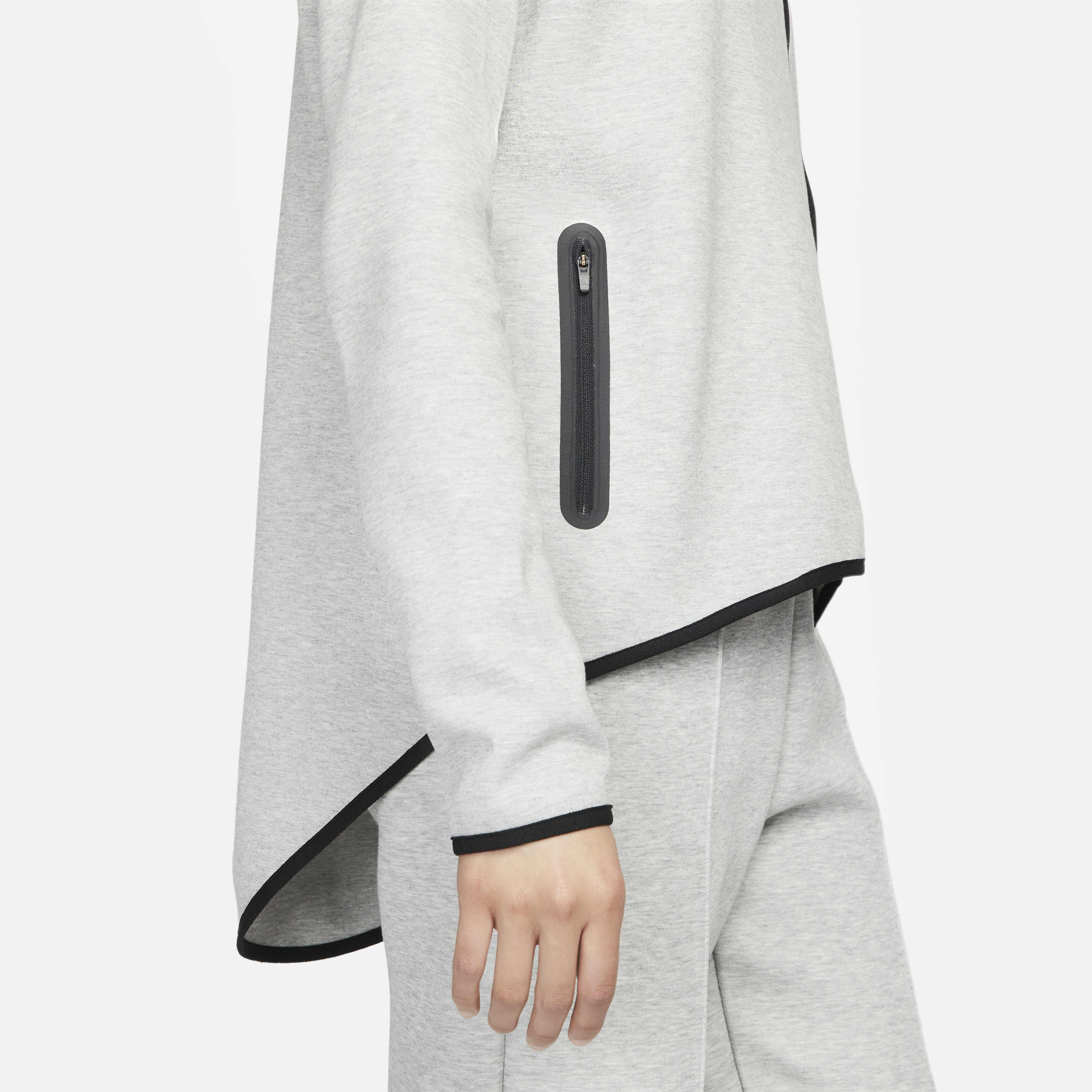 Nike sportswear women's tech fleece cape hoodie best sale