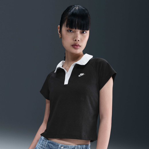 قمصان بولو نسائي-نايكي, نايكي سبورتسوير, تيشيرت بولو ريترو للنساء