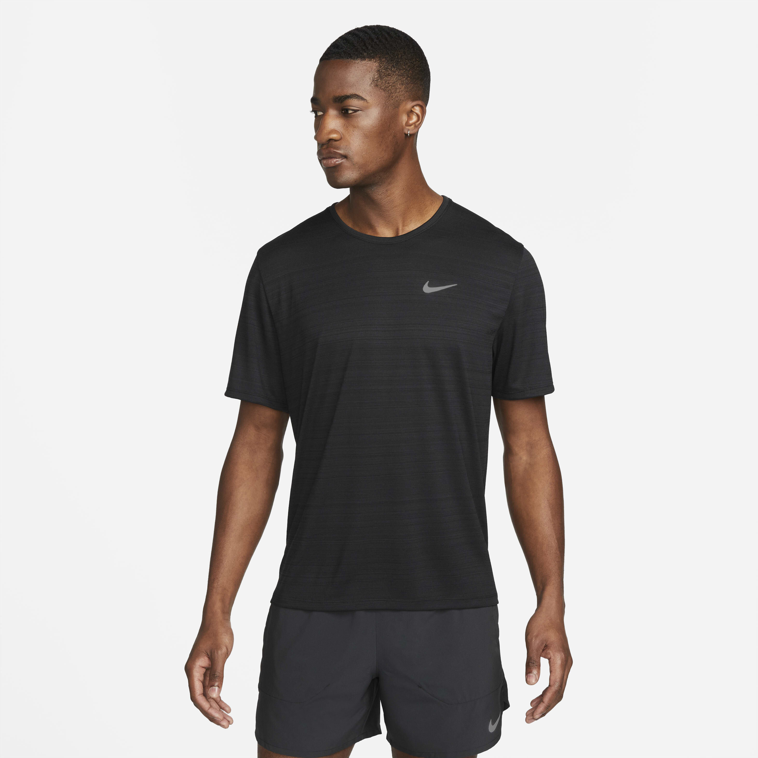 Nike dri fit black top shop