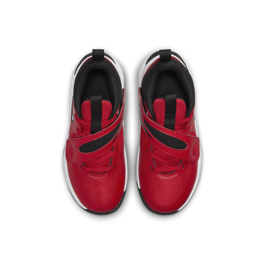 Red nike 2025 velcro shoes