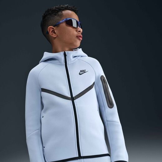 Kids' Clothing Sale-Nike, Nike Sportswear Tech Fleece, Older Kids' Full-Zip Hoodie