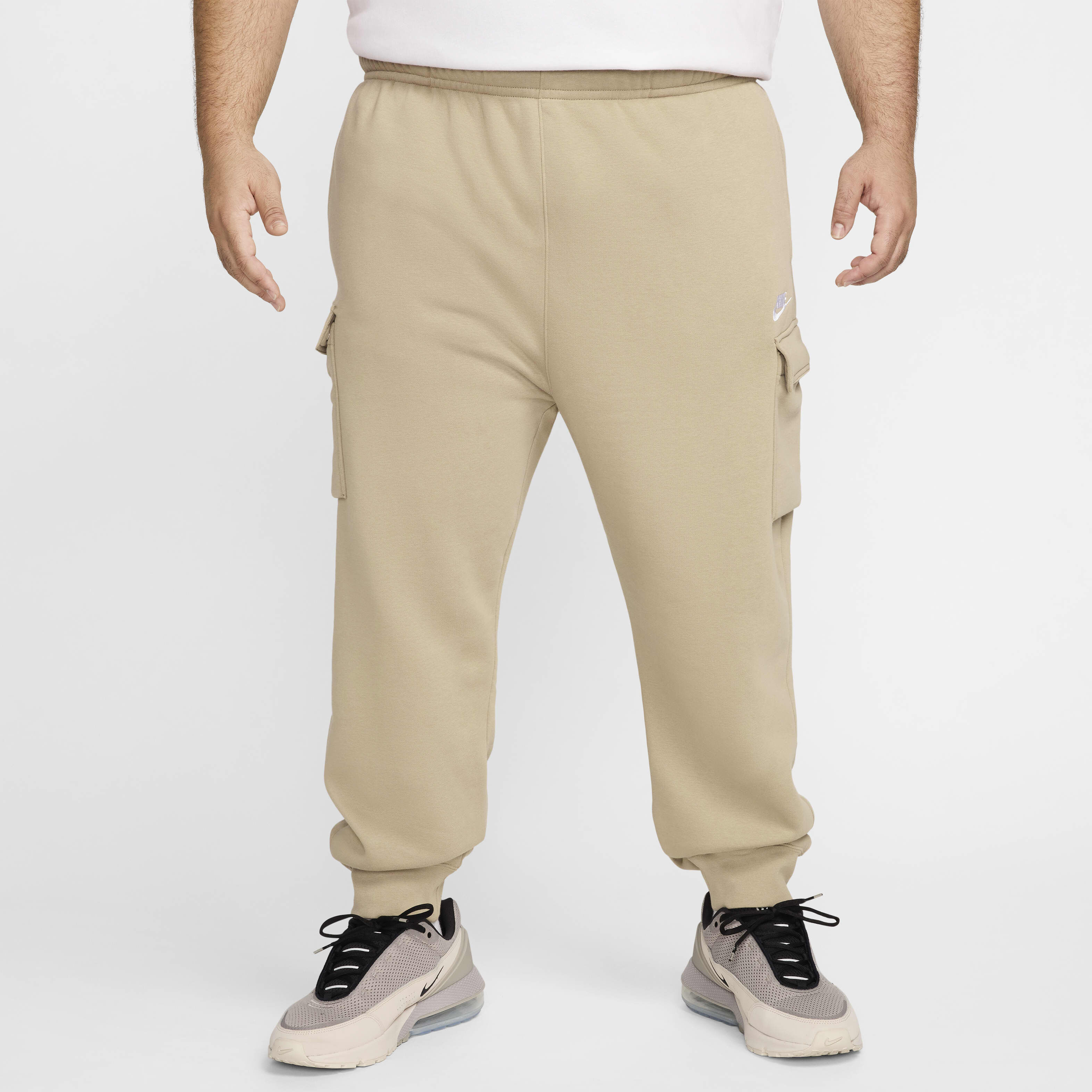 Nike men's classic fleece cargo pants discount