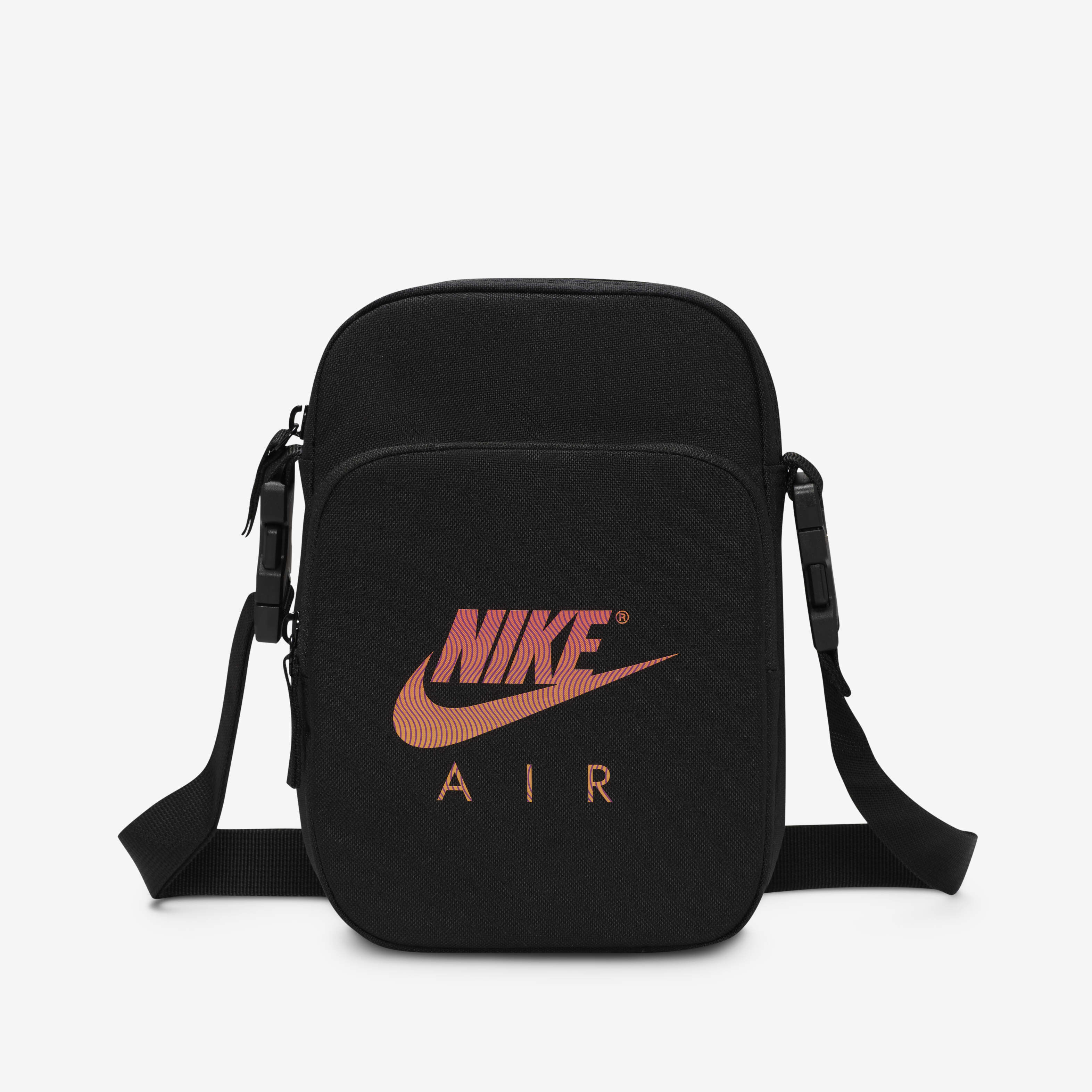 Buy Nike Heritage Cross Body Bag 3L Black Black Bright Mandarin Nike Saudi Official