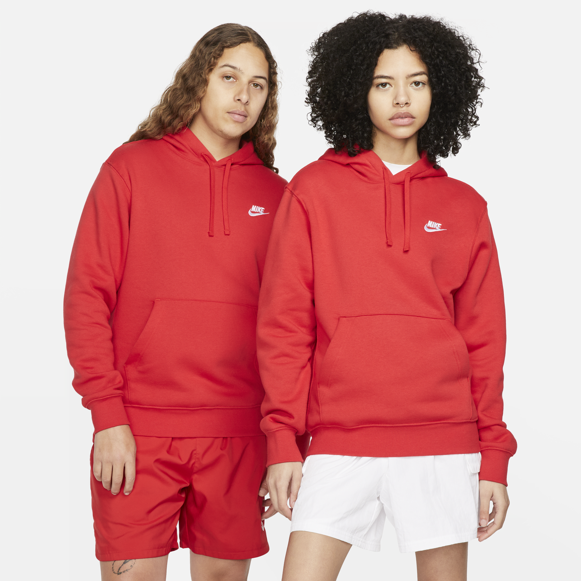 Shop Sportswear Club Fleece Pullover Hoodie Nike KSA