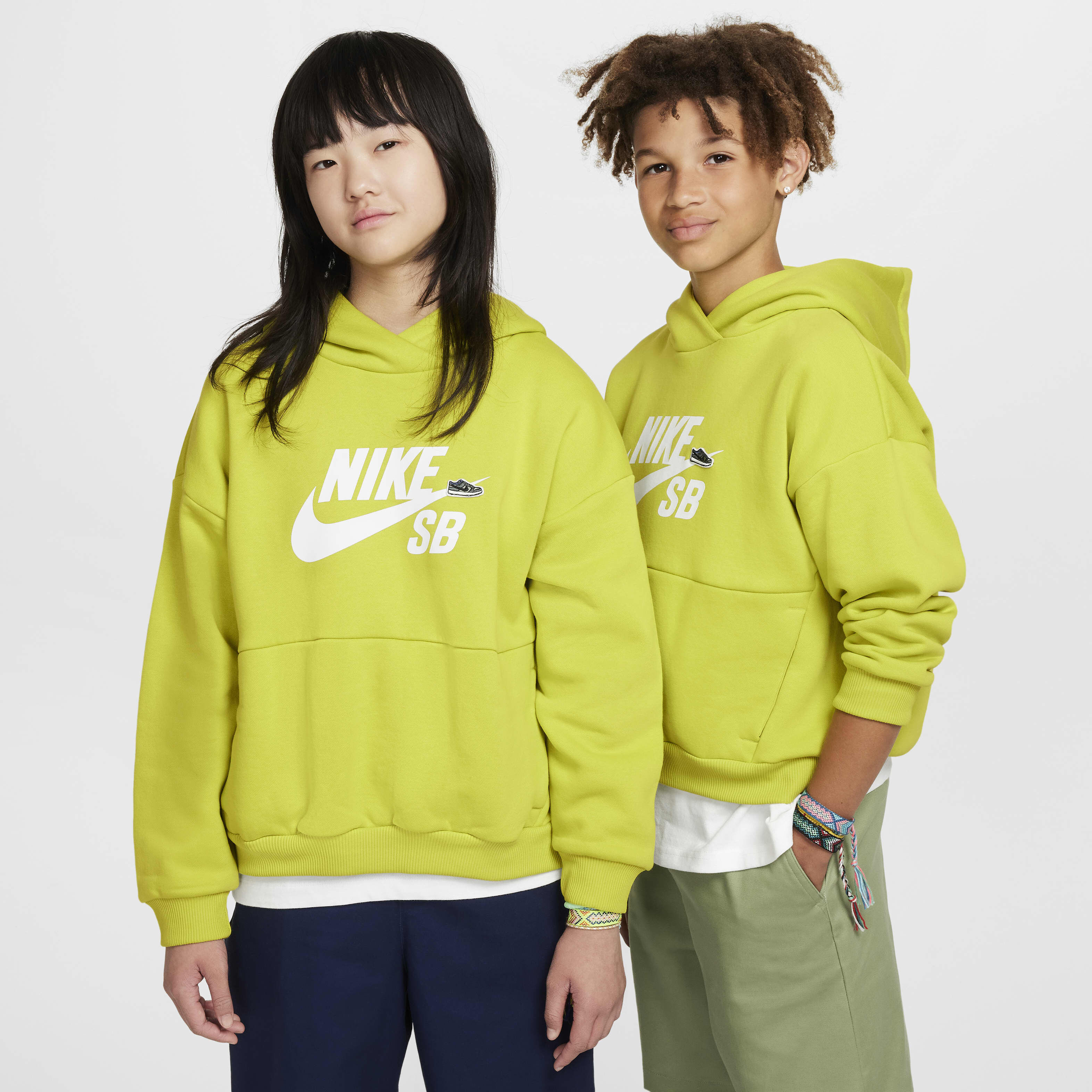 Nike sb hoodie yellow best sale