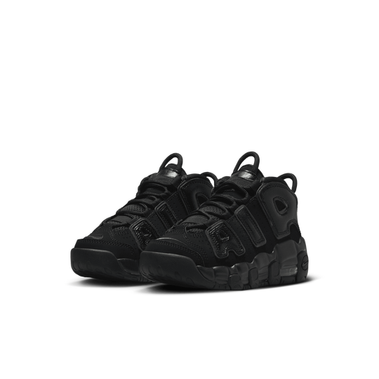 Air more uptempo top black reflective
