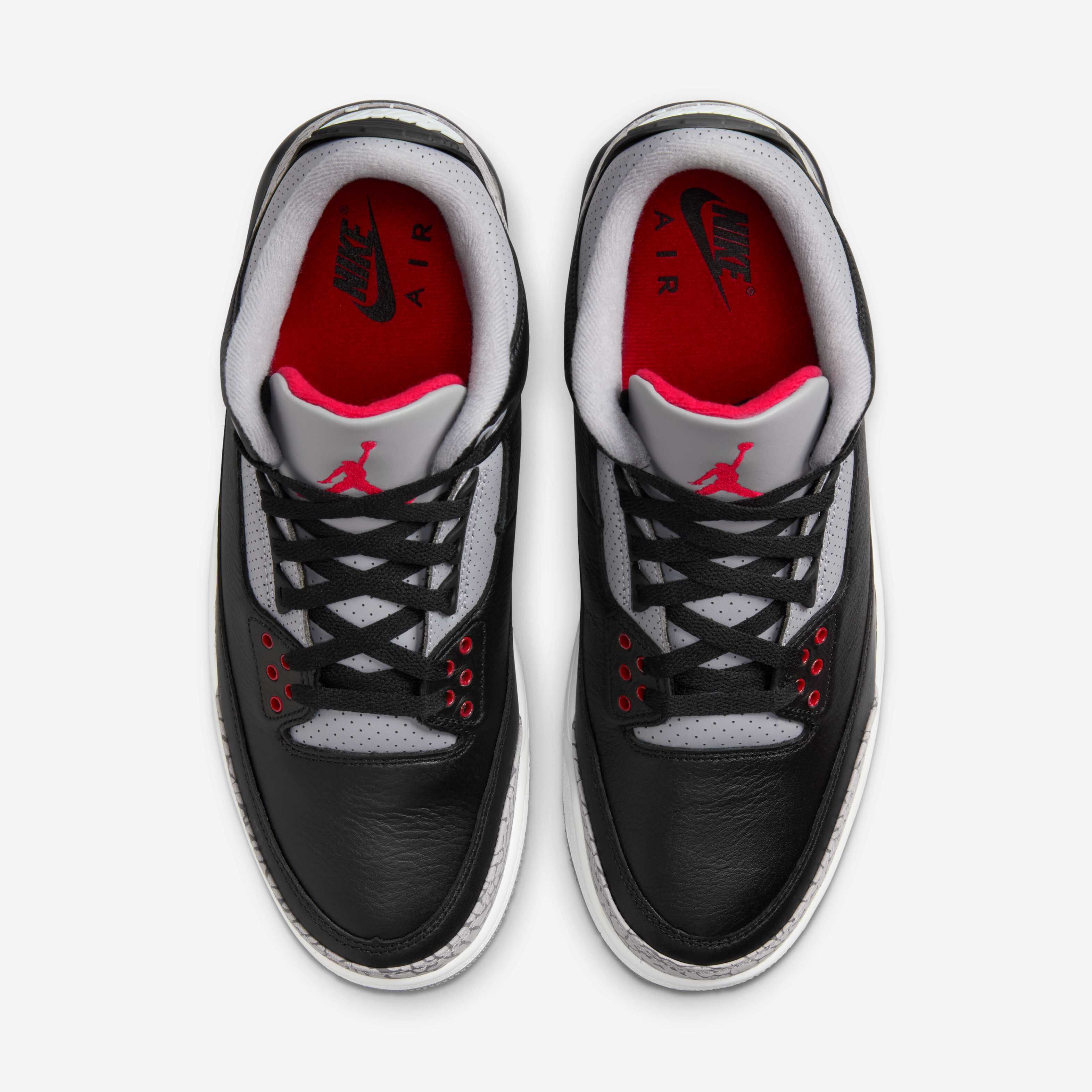 Jordan retro 3 mens black cement cheap