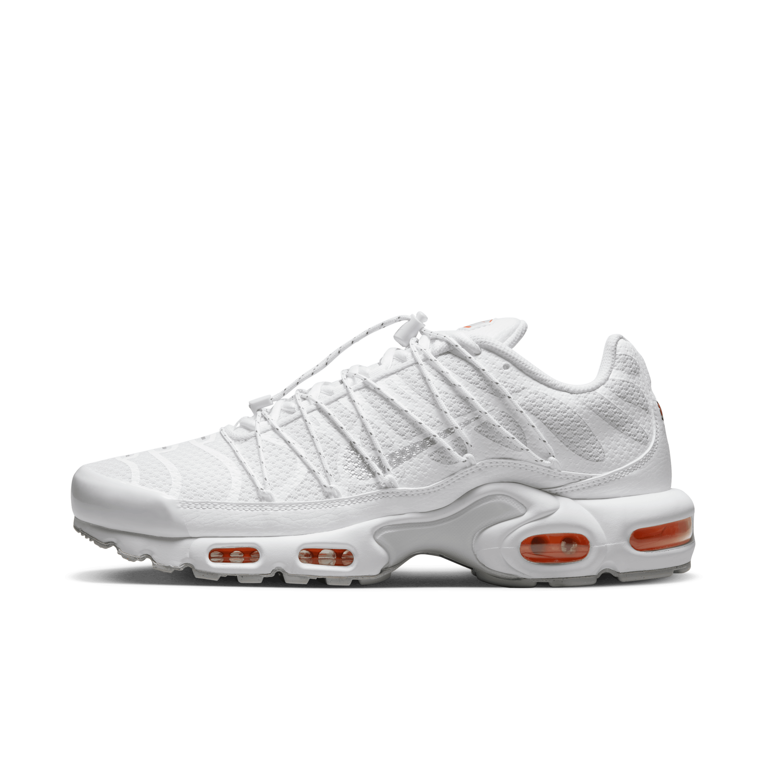 Nike air max shop plus quilted silver