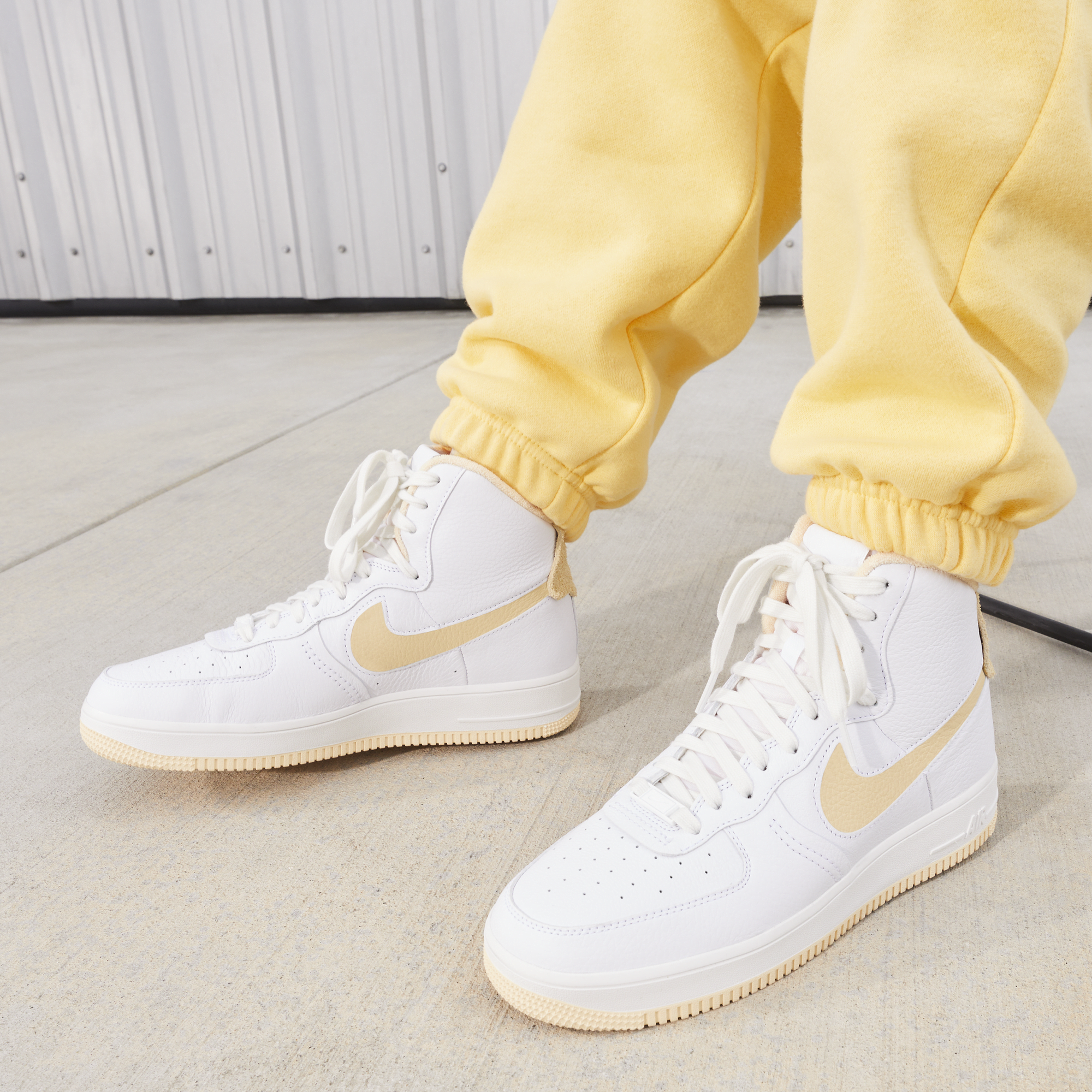 Nike air force 2025 1 high jaune