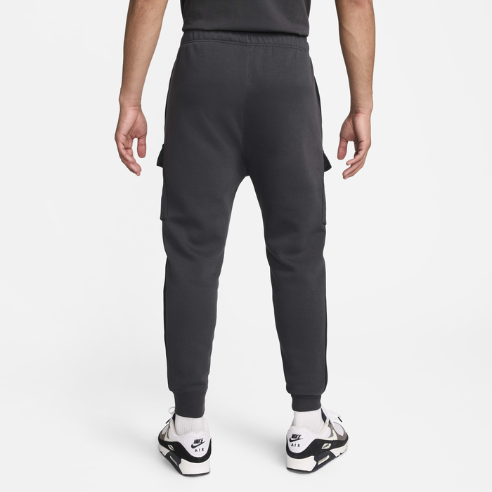Buy Nike Air Men's Fleece Cargo Trousers Dark Smoke Grey/Black