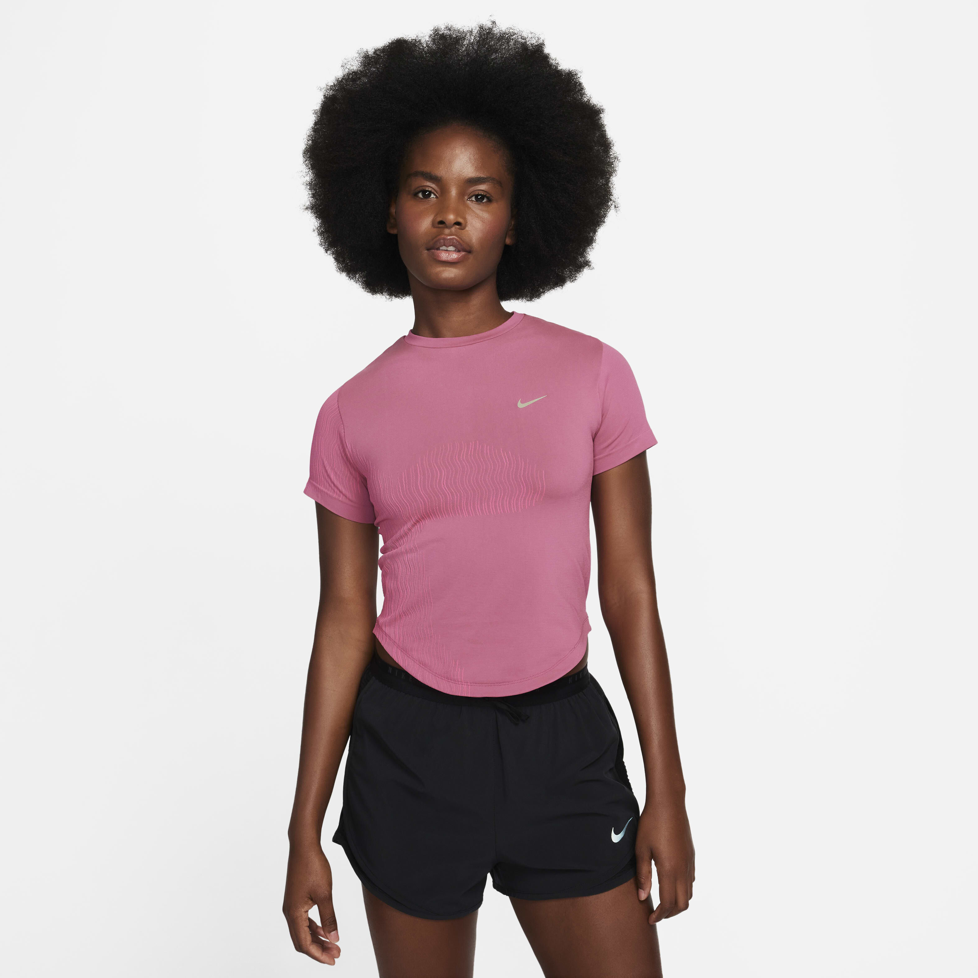 Women's nike dry short sleeve running top outlet