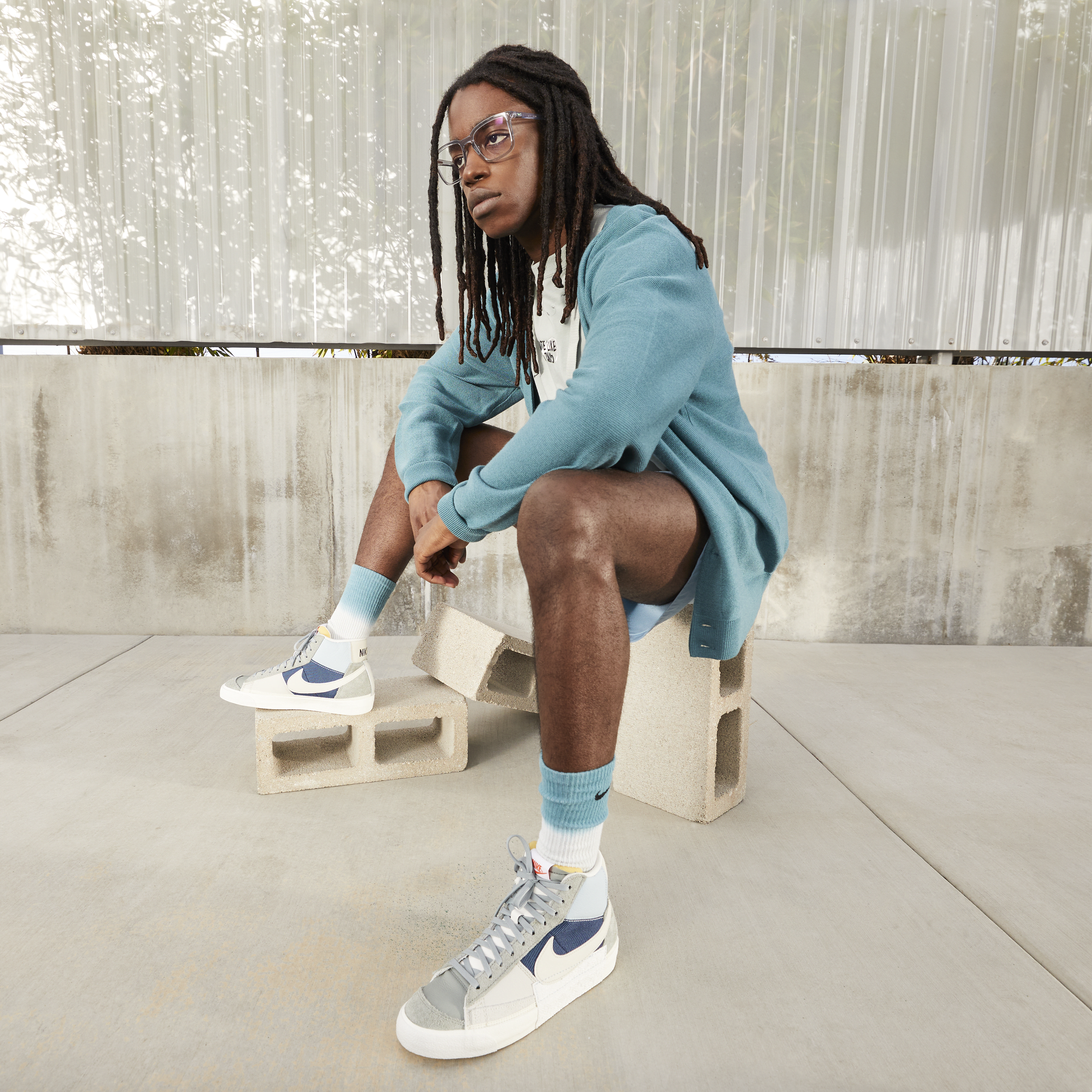 how to wear nike blazer mid
