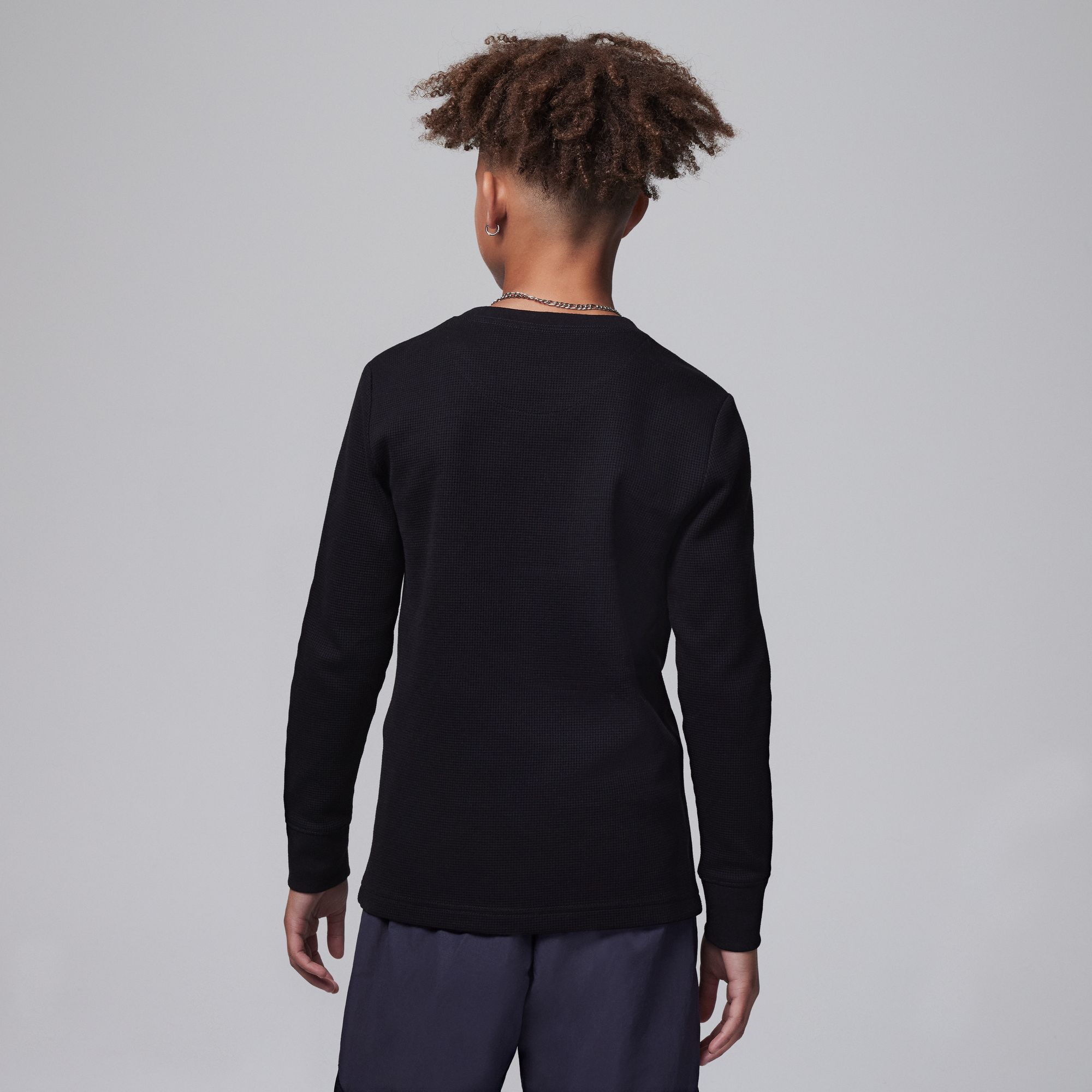 Jordan MJ Essentials Waffle Knit Long Sleeve Tee image number 3