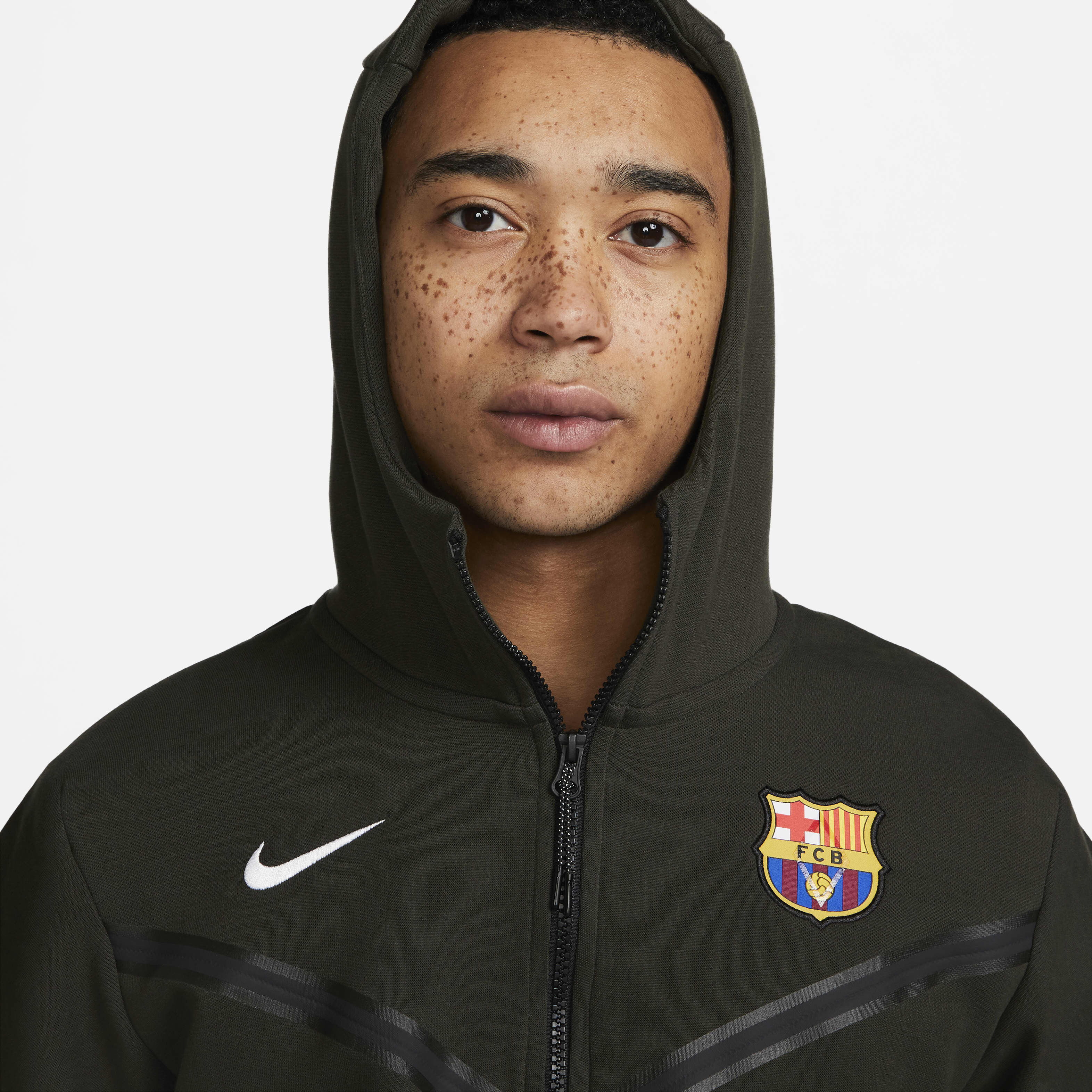 Buy F.C. Barcelona Tech Fleece Windrunner Men's Nike Full-Zip