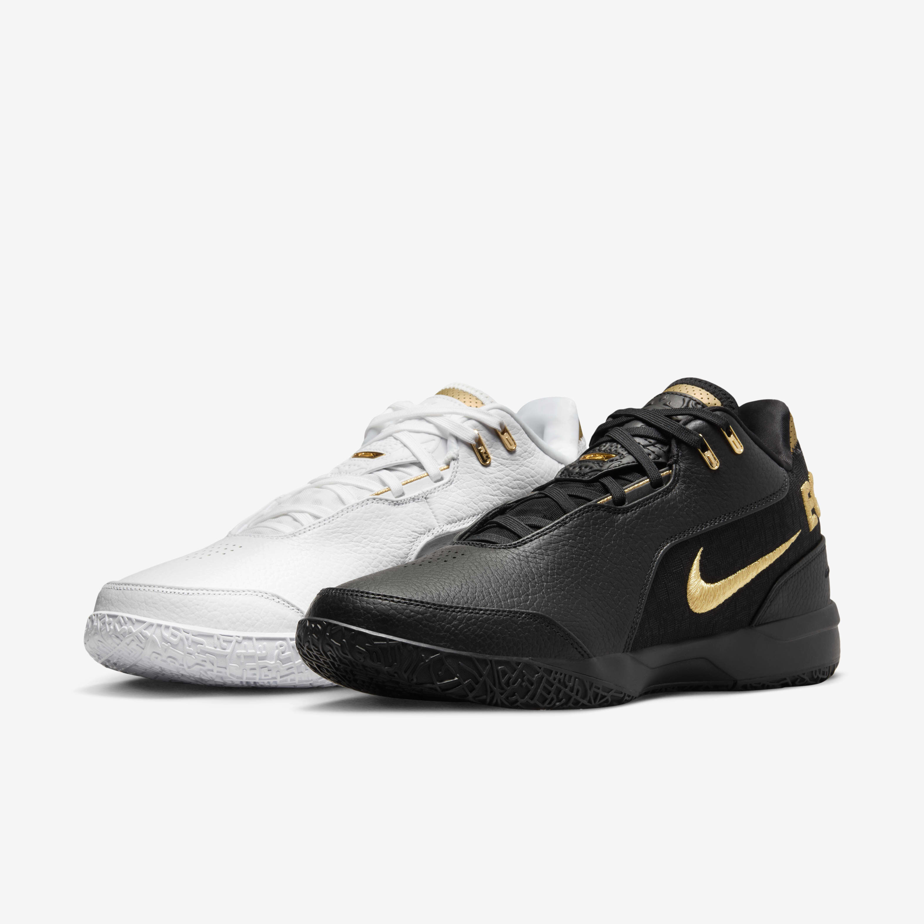 Buy LeBron NXXT Gen AMPD Basketball Shoes White Black Gold Nike Saudi Official