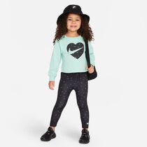 Nike Graphic Tee and Printed Leggings Set