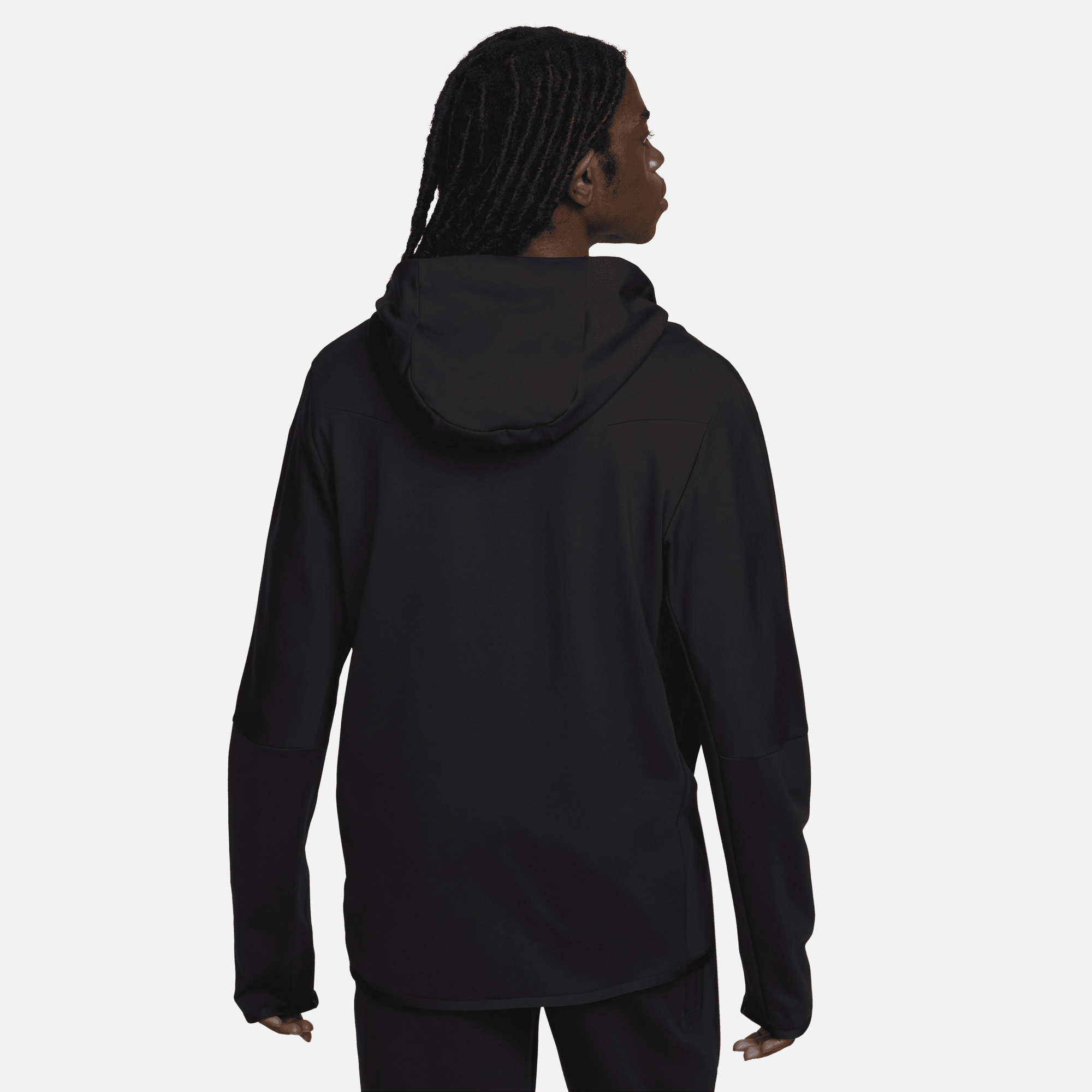Thumb hole hoodie nike top