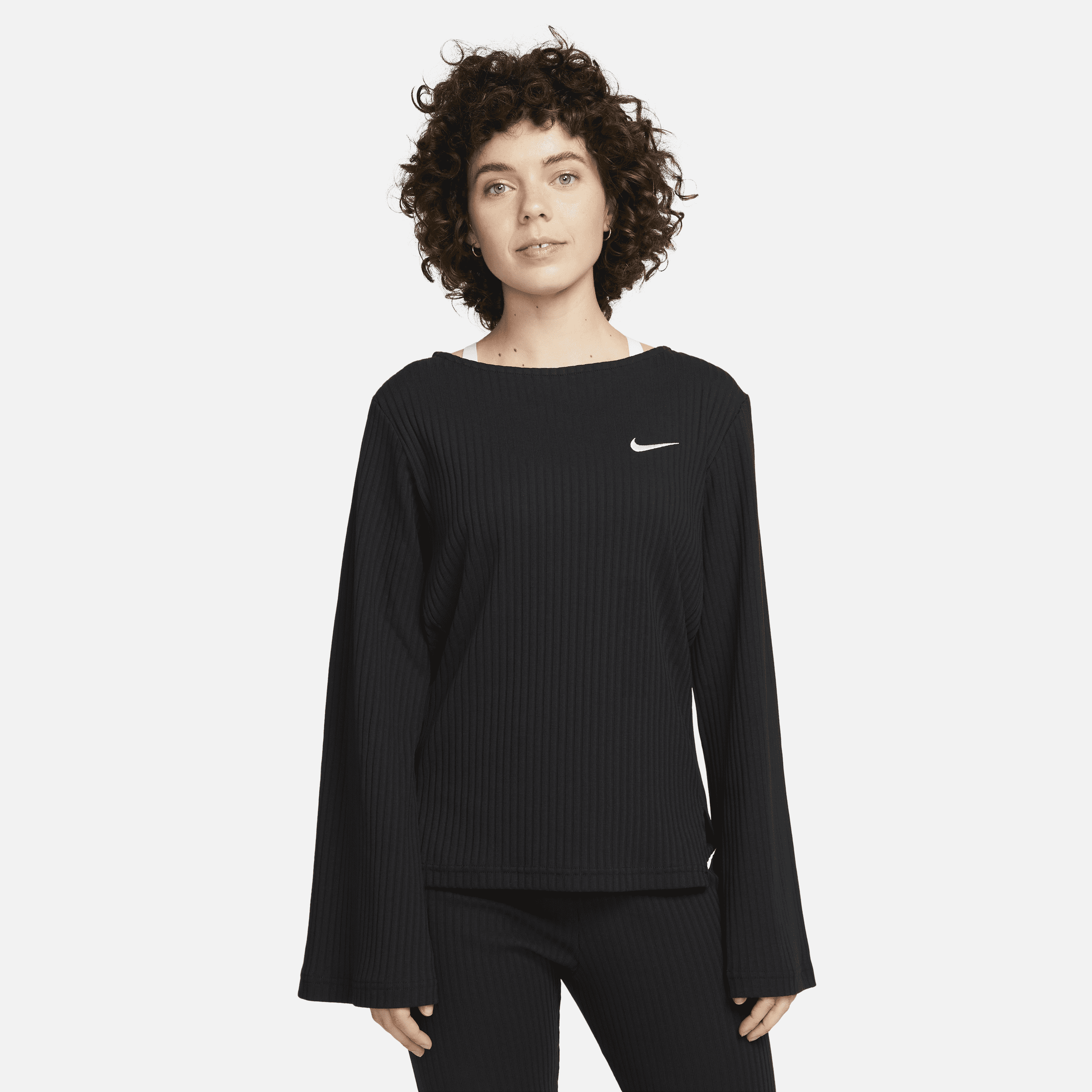Nike femme cheap long sleeve rib
