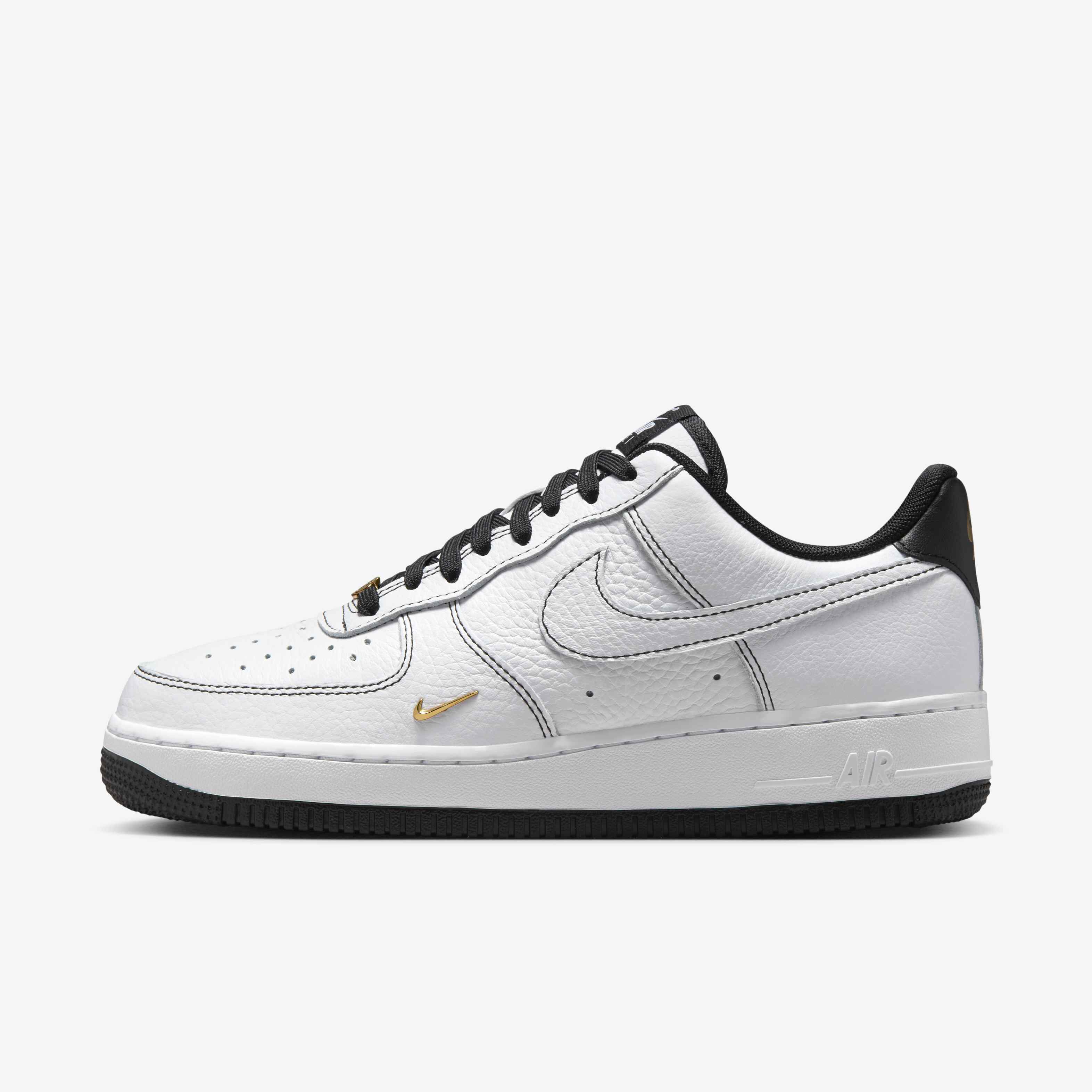 国内配送 NIKE W AIR FORCE 1 07 MINI JEWEL WHITE/BLACK-M.GOLD Nike Air Force 1 '07 Mini Jewel Women's Shoes. Nike.com