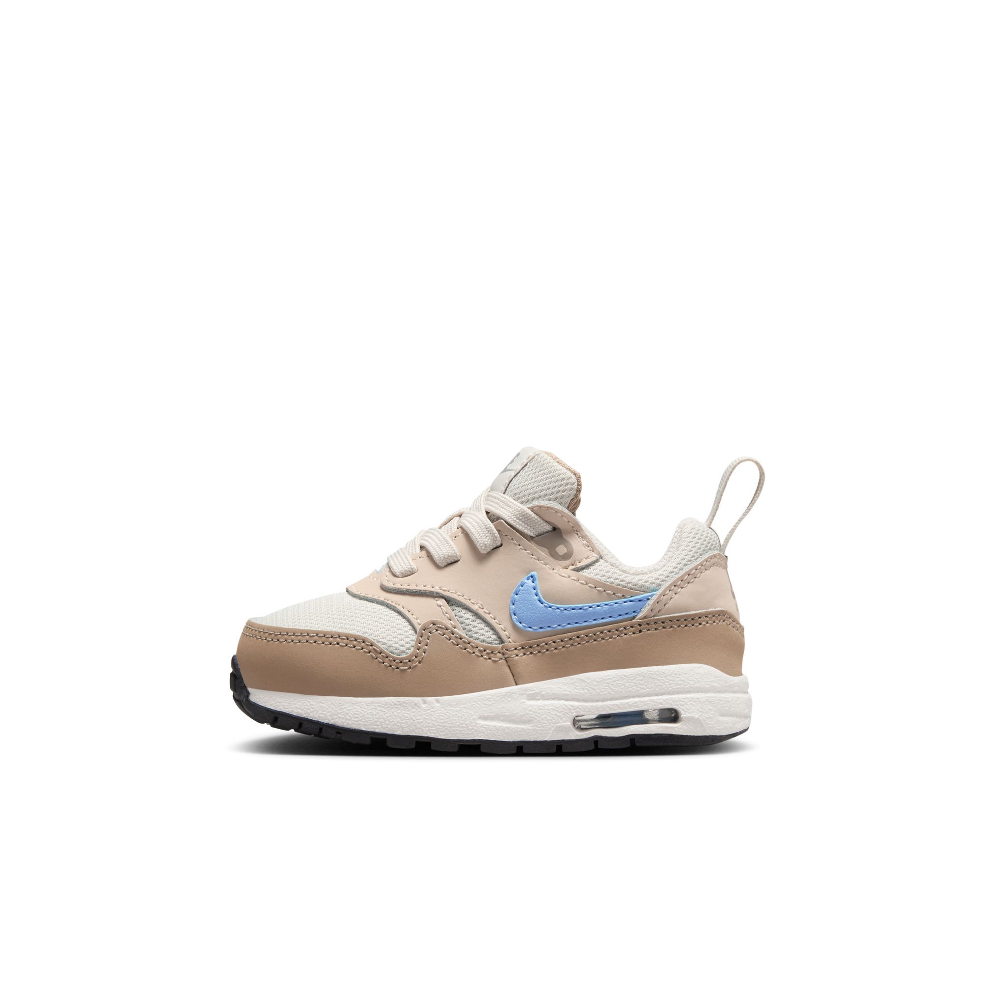 Buy Air Max 1 EasyOn Baby Toddler Shoes Light Bone Sand Drift Khaki Psychic Blue Nike Saudi Official